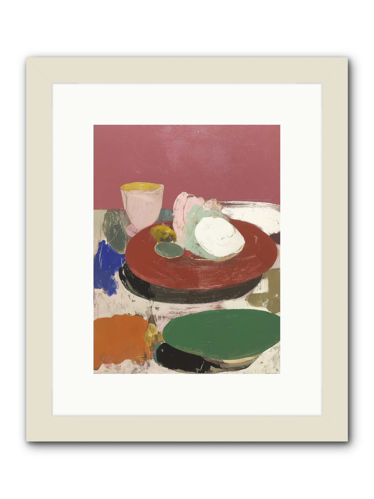 Parisian Dawn -- Framed Print - White 9x12