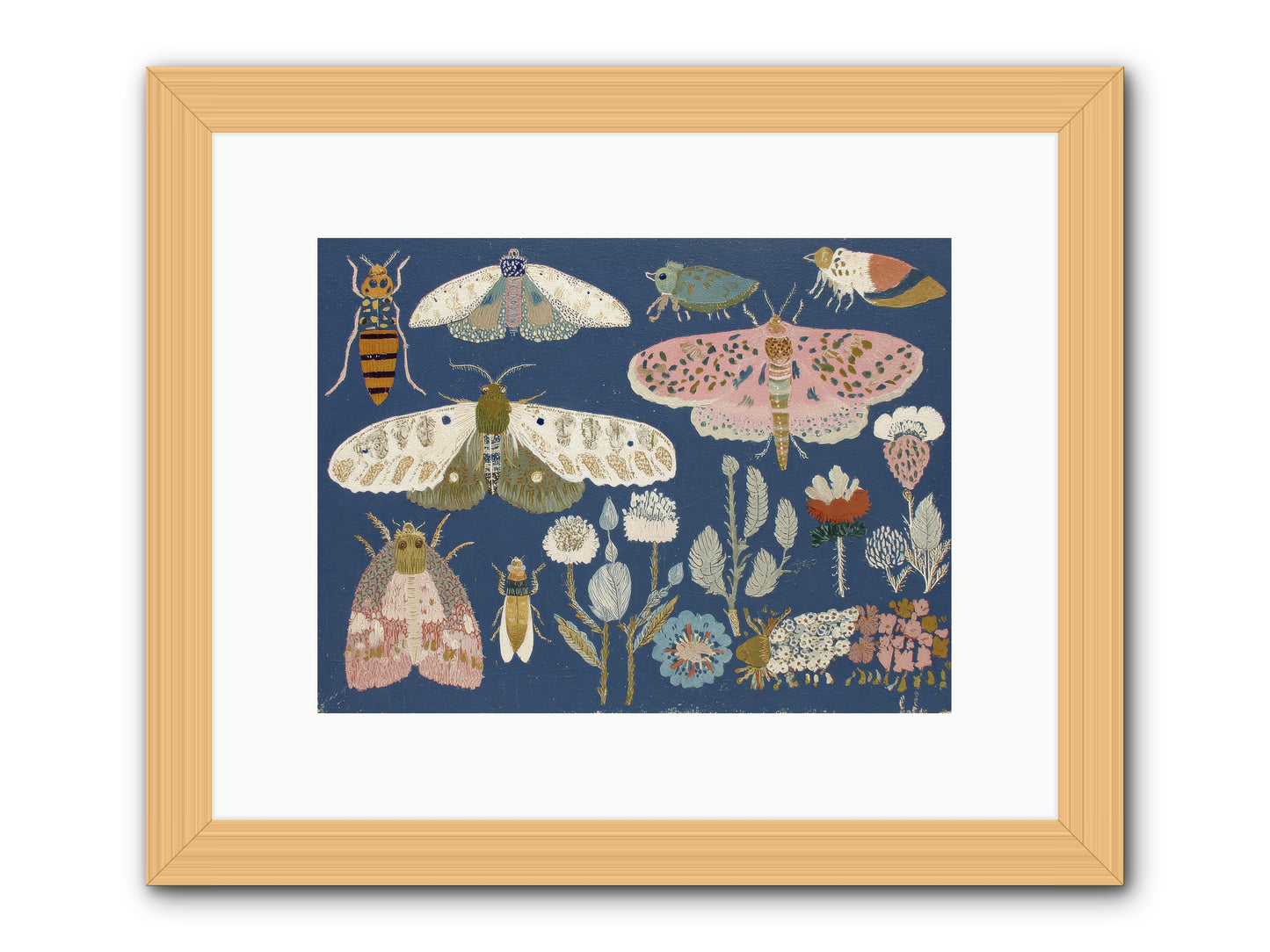 Parisian Paper Crowns -- Framed Print - Natural 12x9