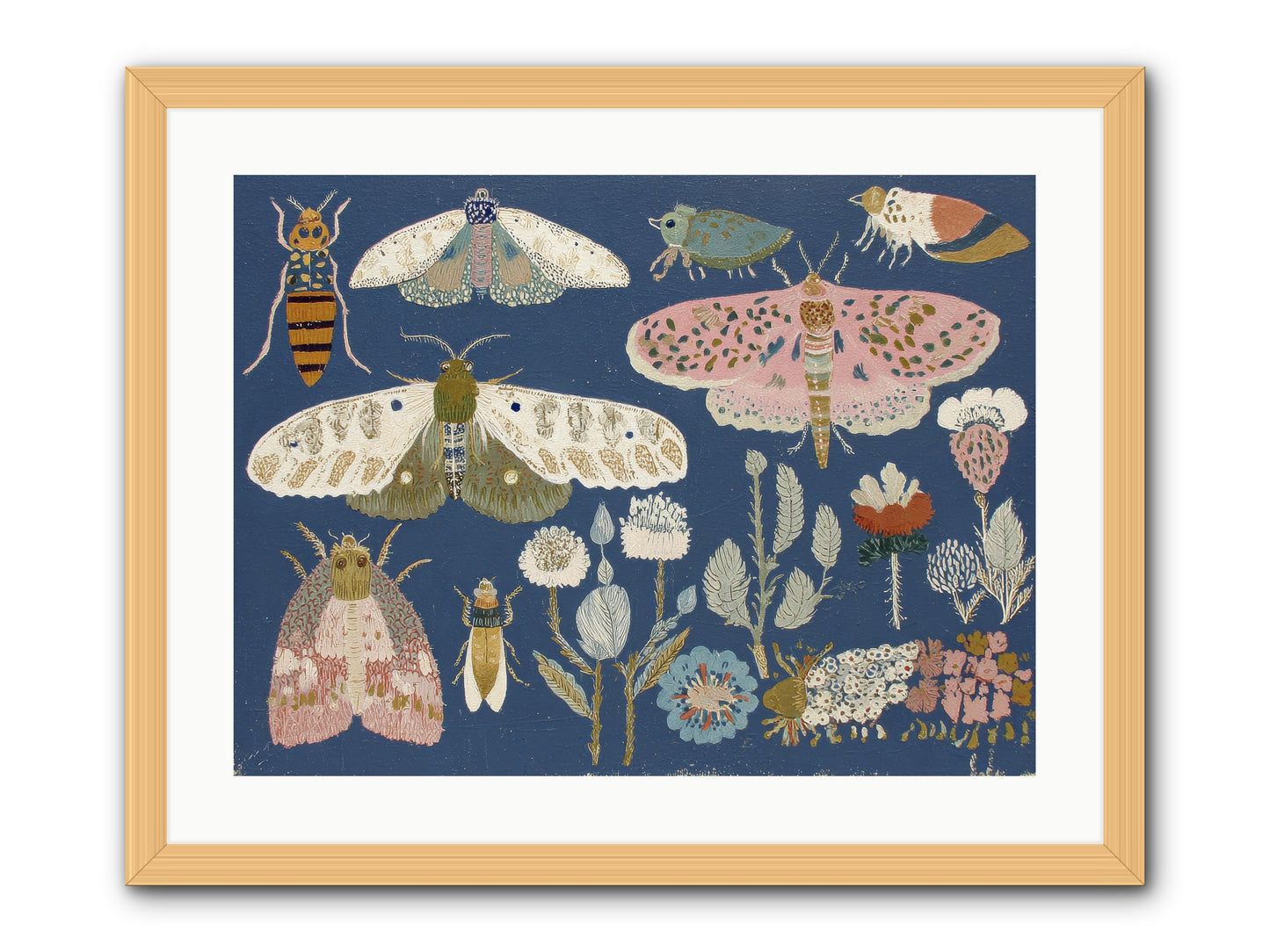 Parisian Paper Crowns -- Framed Print - Natural 24x18