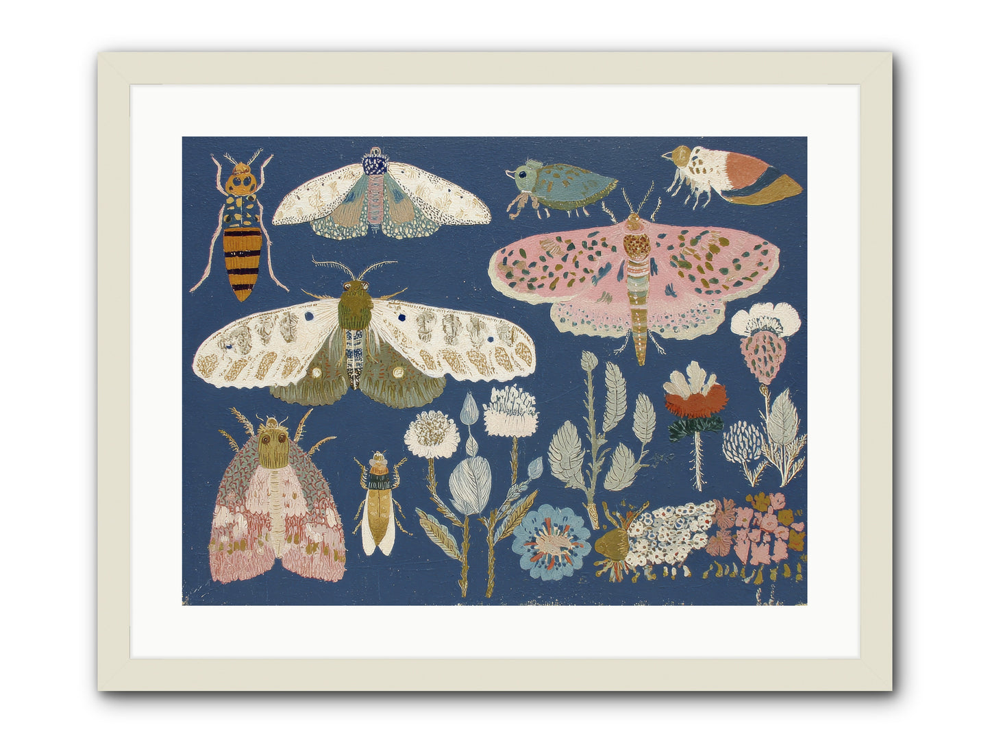 Parisian Paper Crowns -- Framed Print - White 24x18