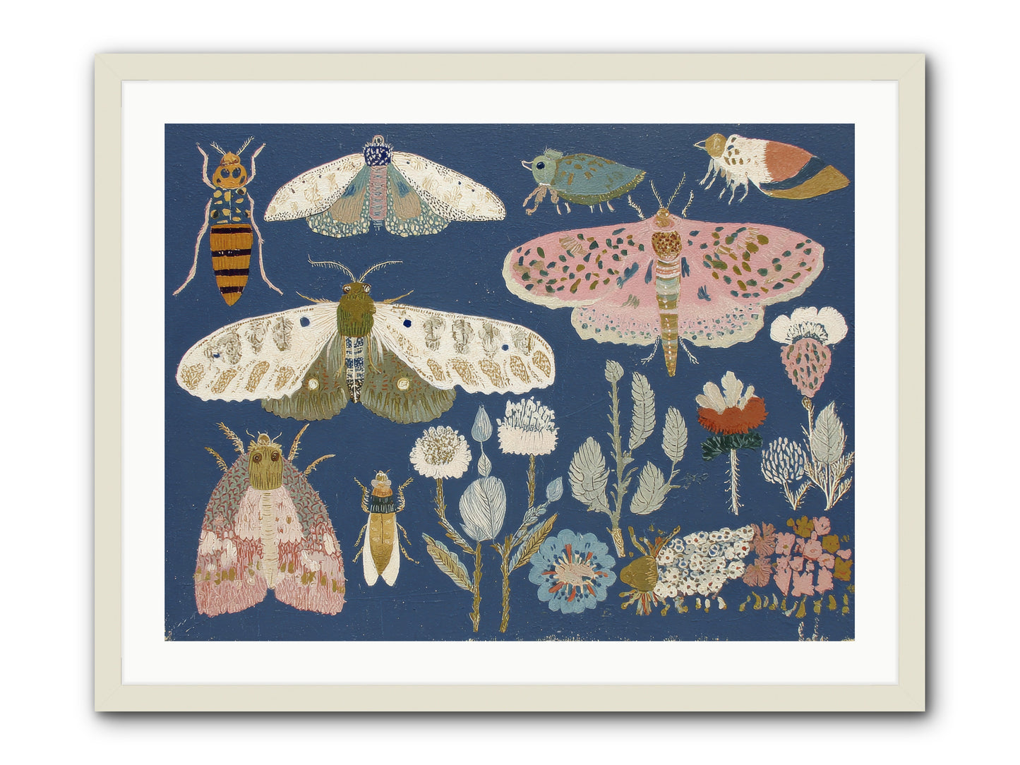 Parisian Paper Crowns -- Framed Print - White 32x24
