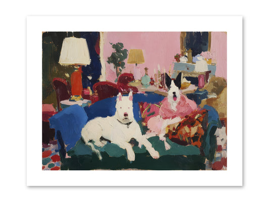 Parlor Companions -- Paper Print 12x9