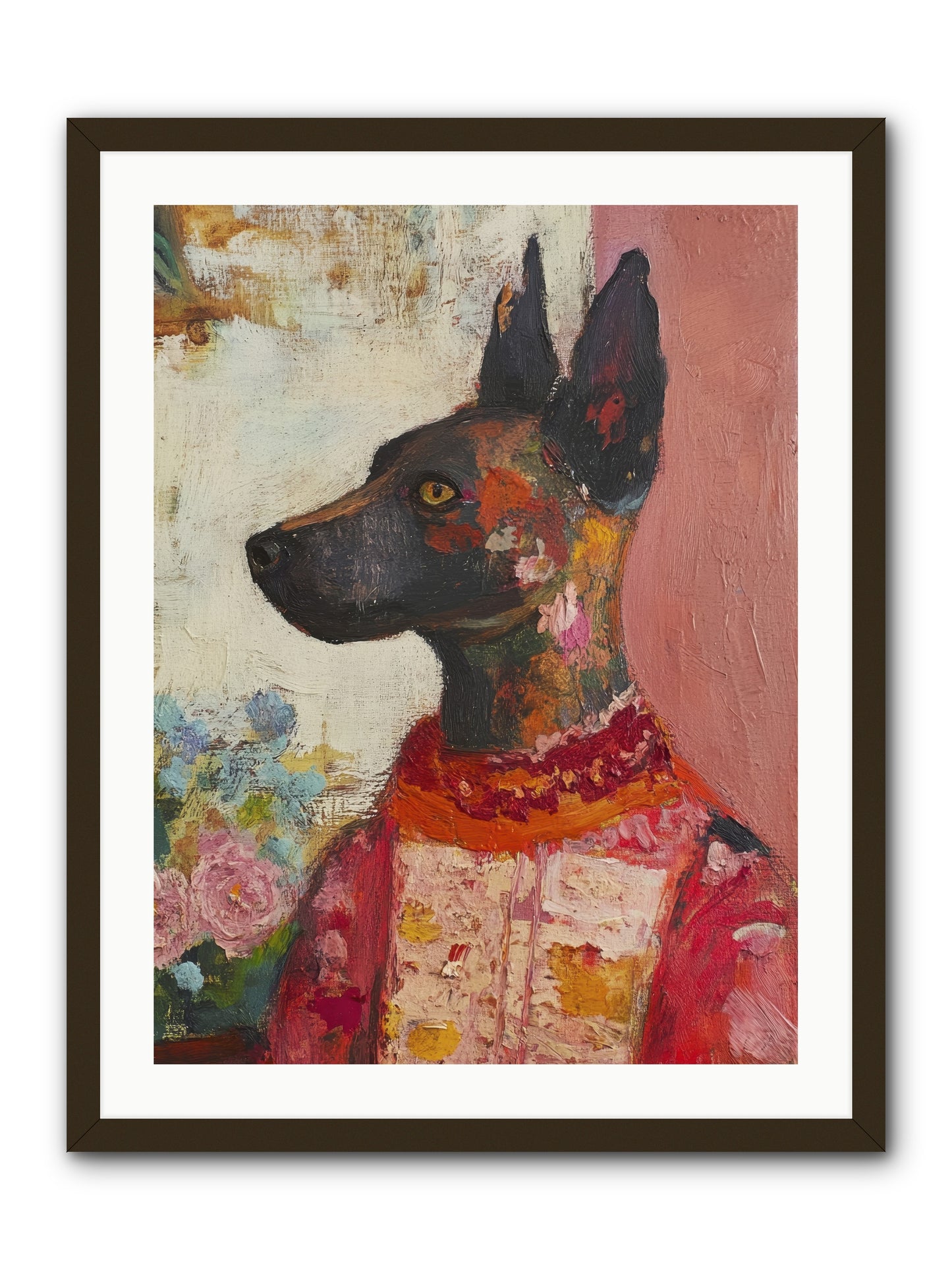 Parlor Muse -- Framed Print - Black 24x32