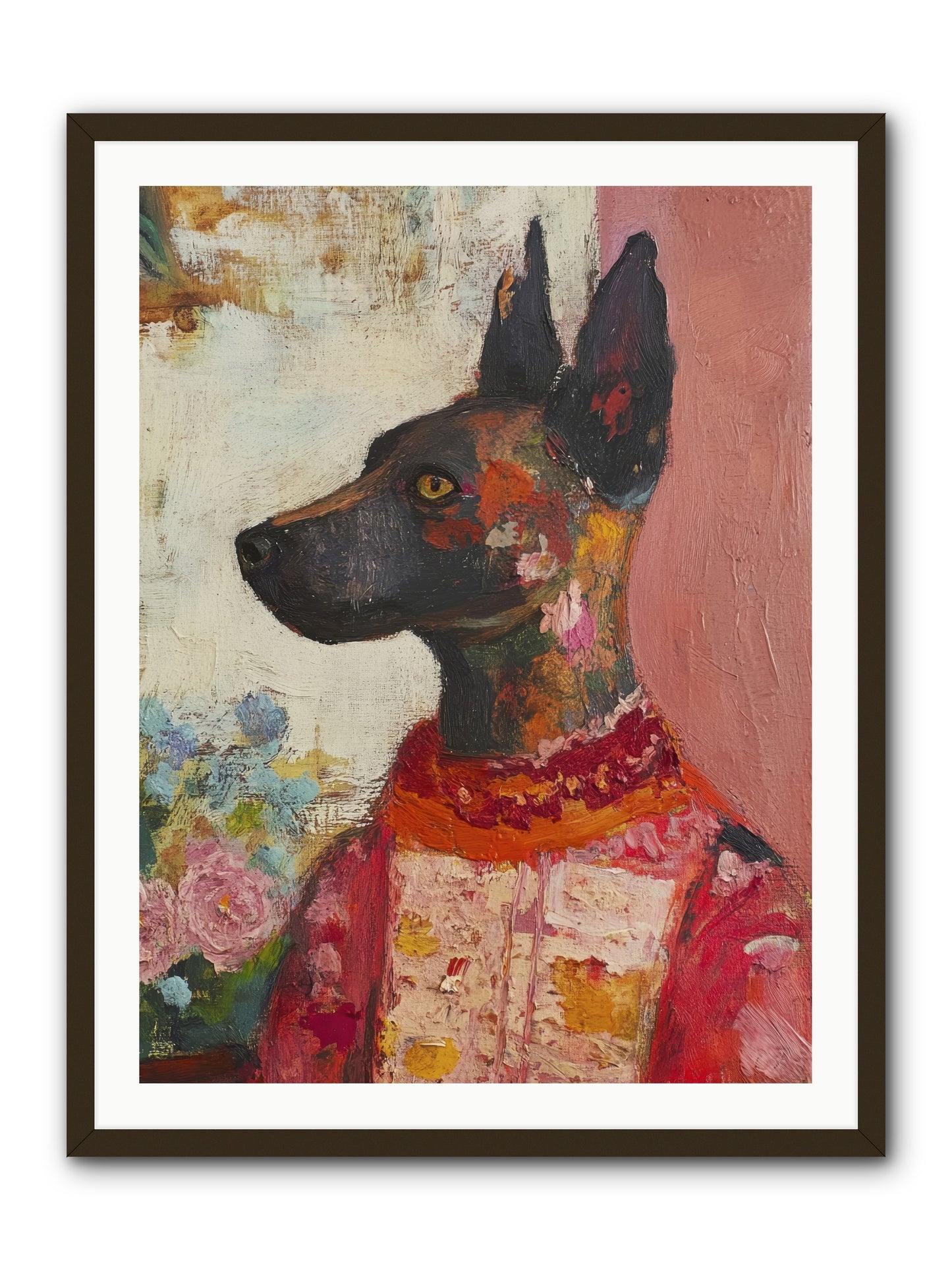 Parlor Muse -- Framed Print - Black 30x40