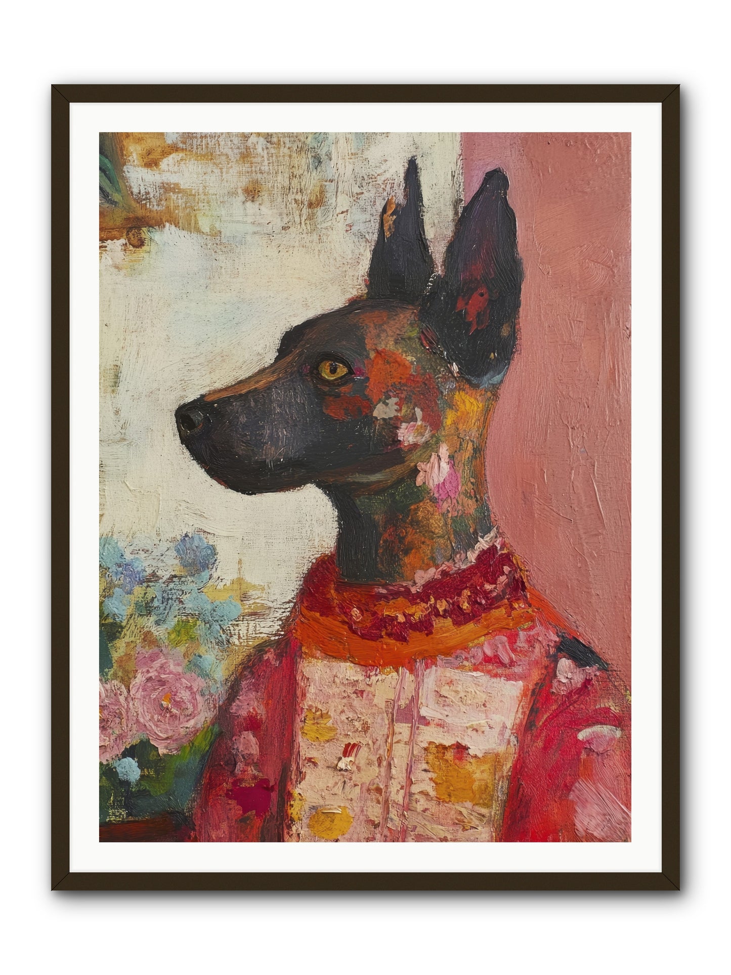 Parlor Muse -- Framed Print - Black 36x48