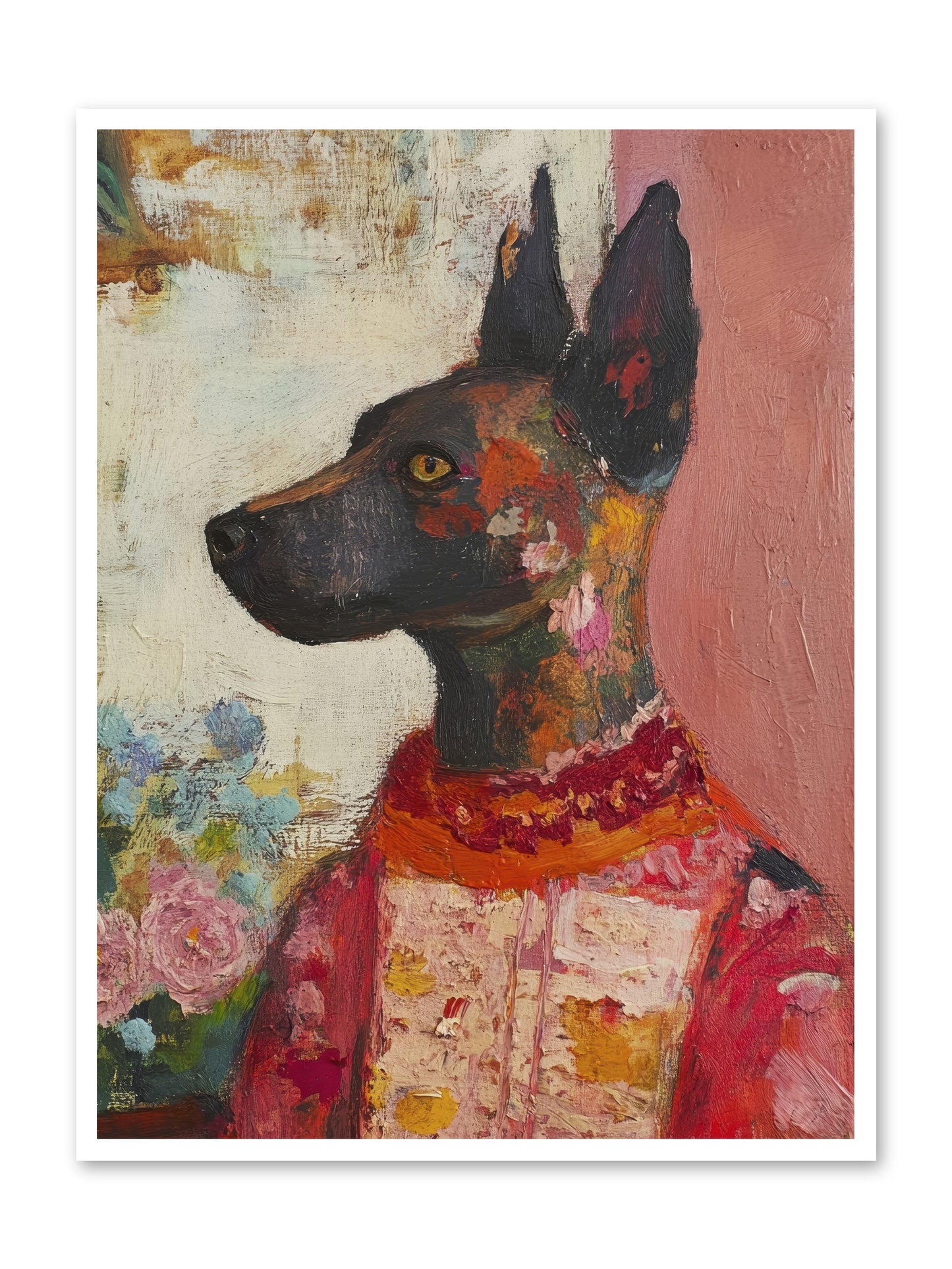 Parlor Muse -- Loose Canvas Print 36x48