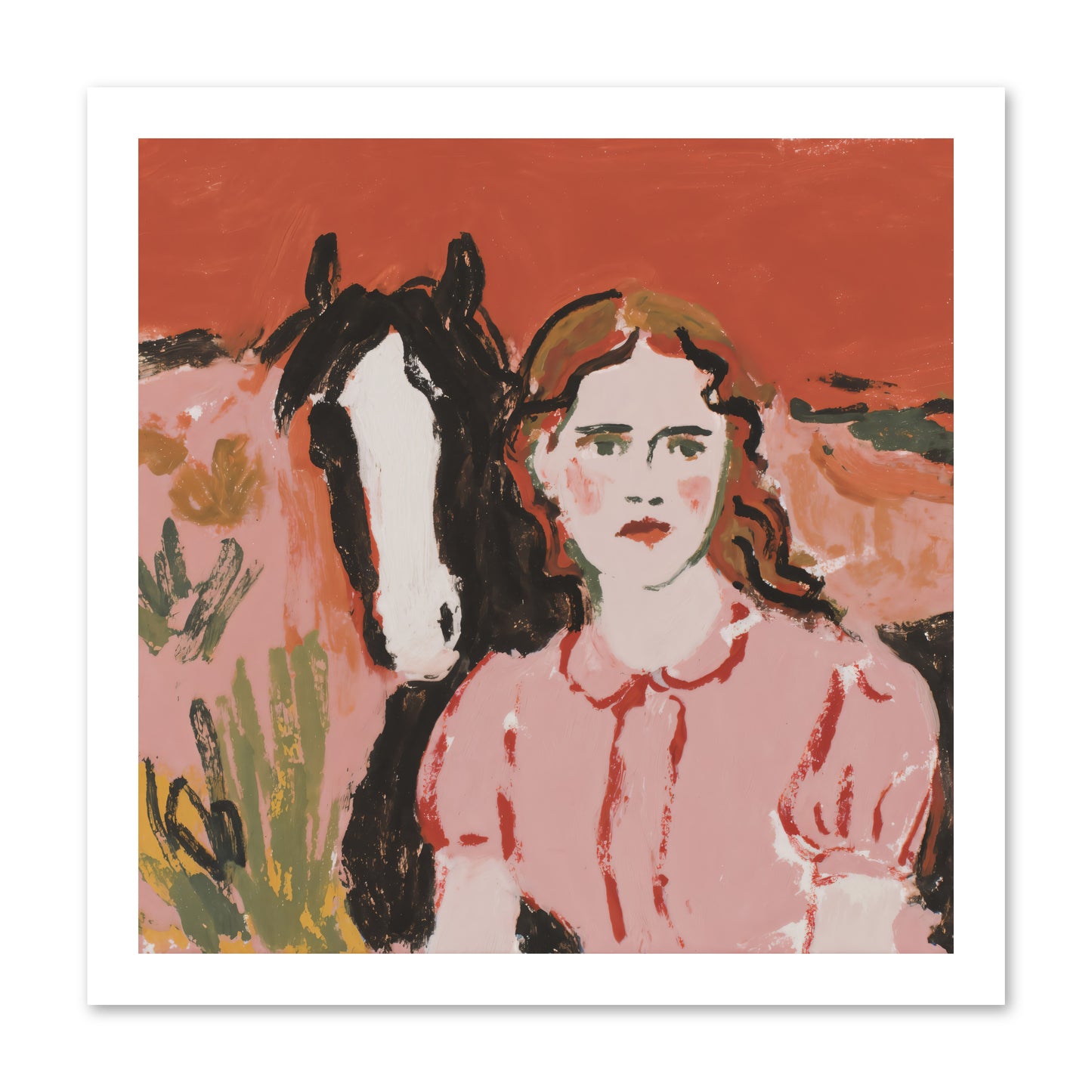Particularly Fond -- Paper Print 16x16