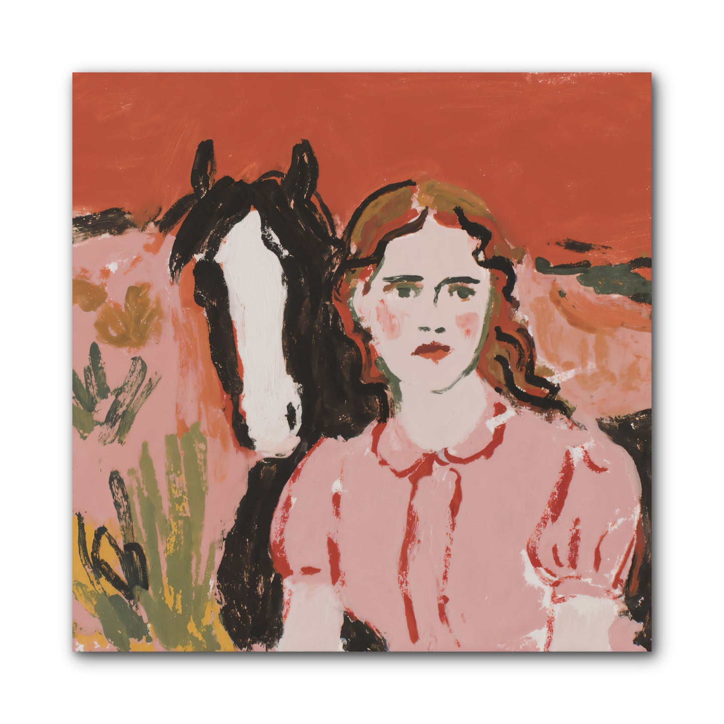 Particularly Fond -- Wrapped Canvas 10x10