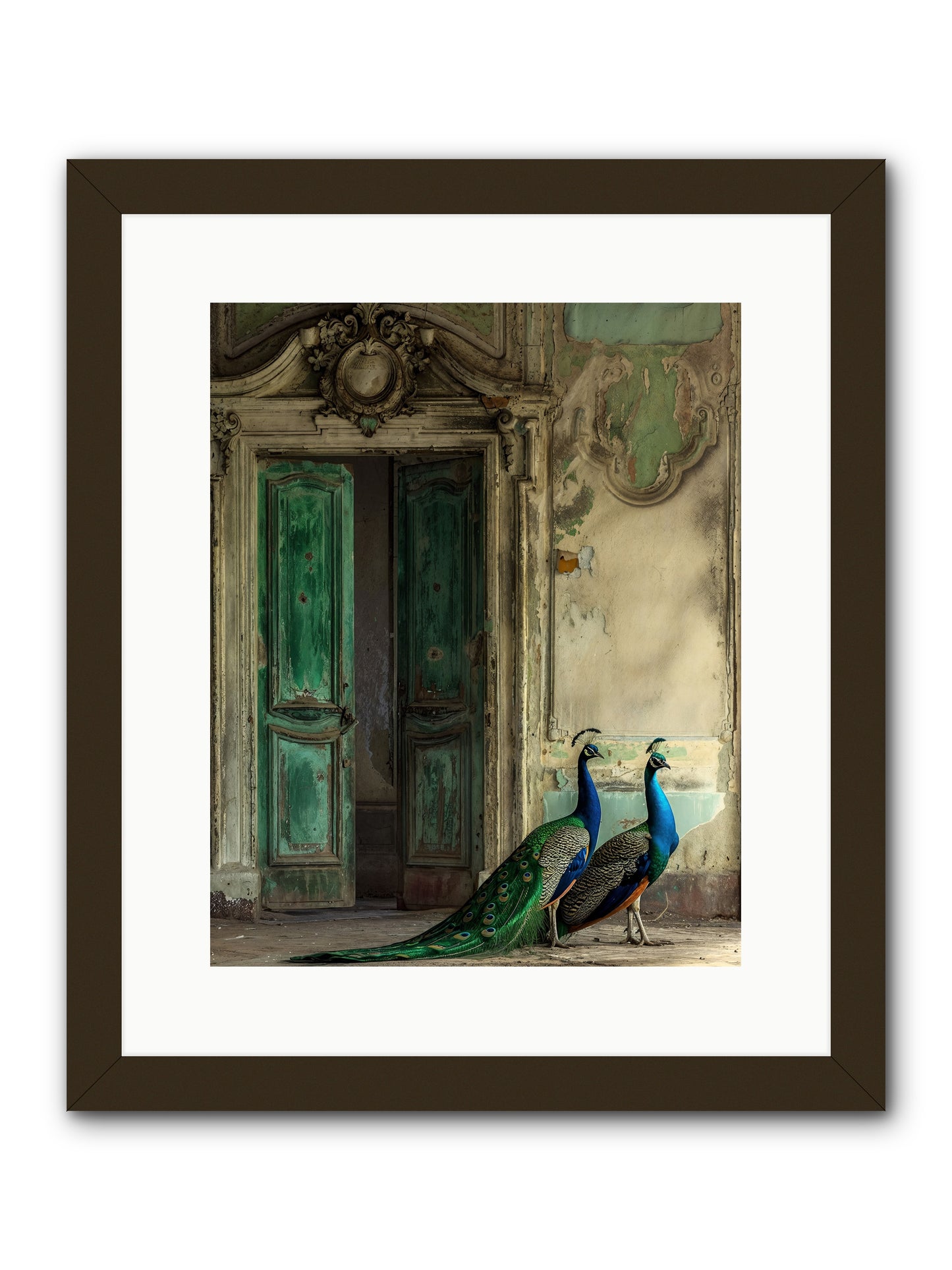 Passage To Avian Majesty -- Framed Print - Black 12x15