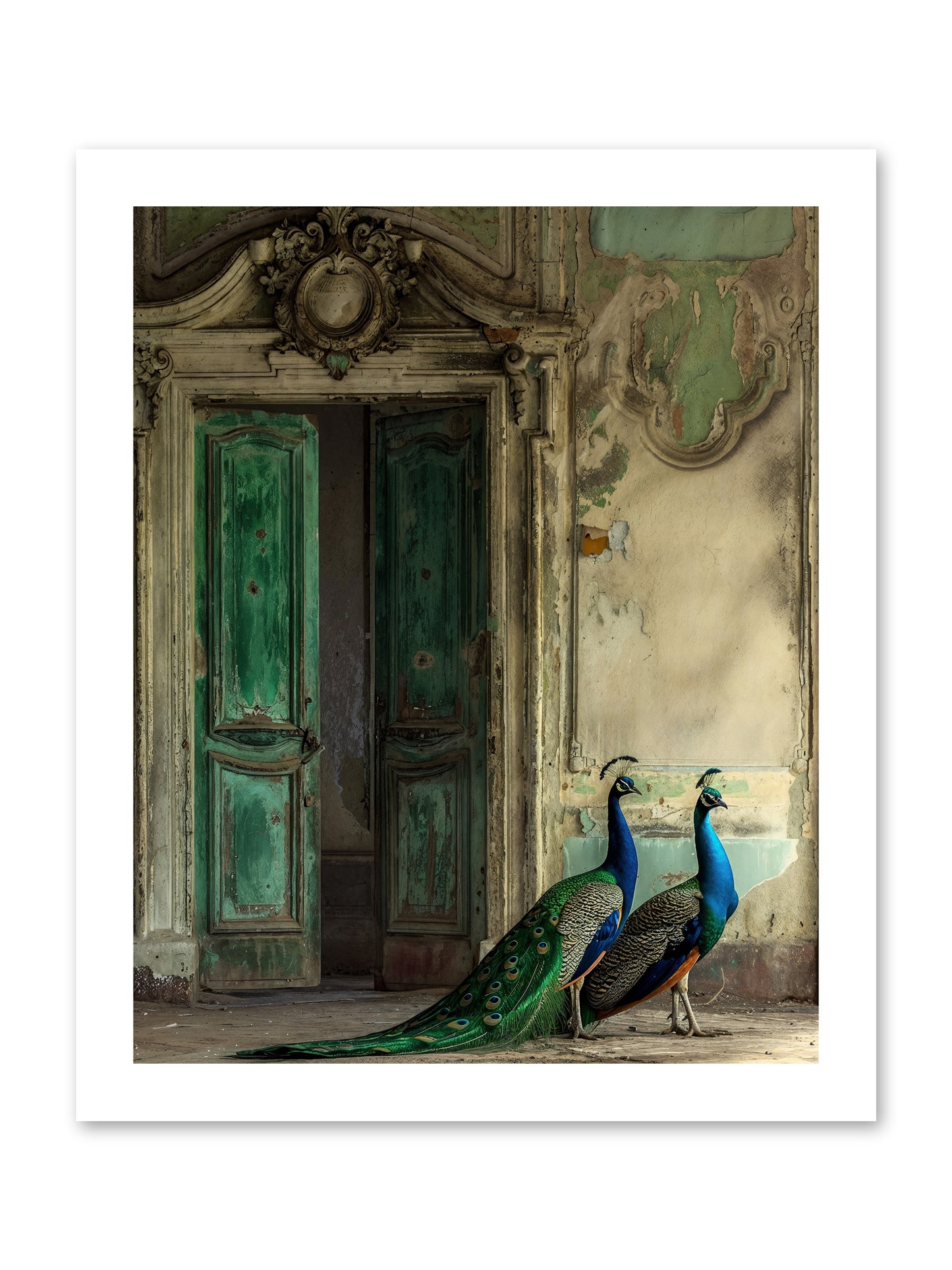 Passage To Avian Majesty -- Loose Canvas Print 12x15