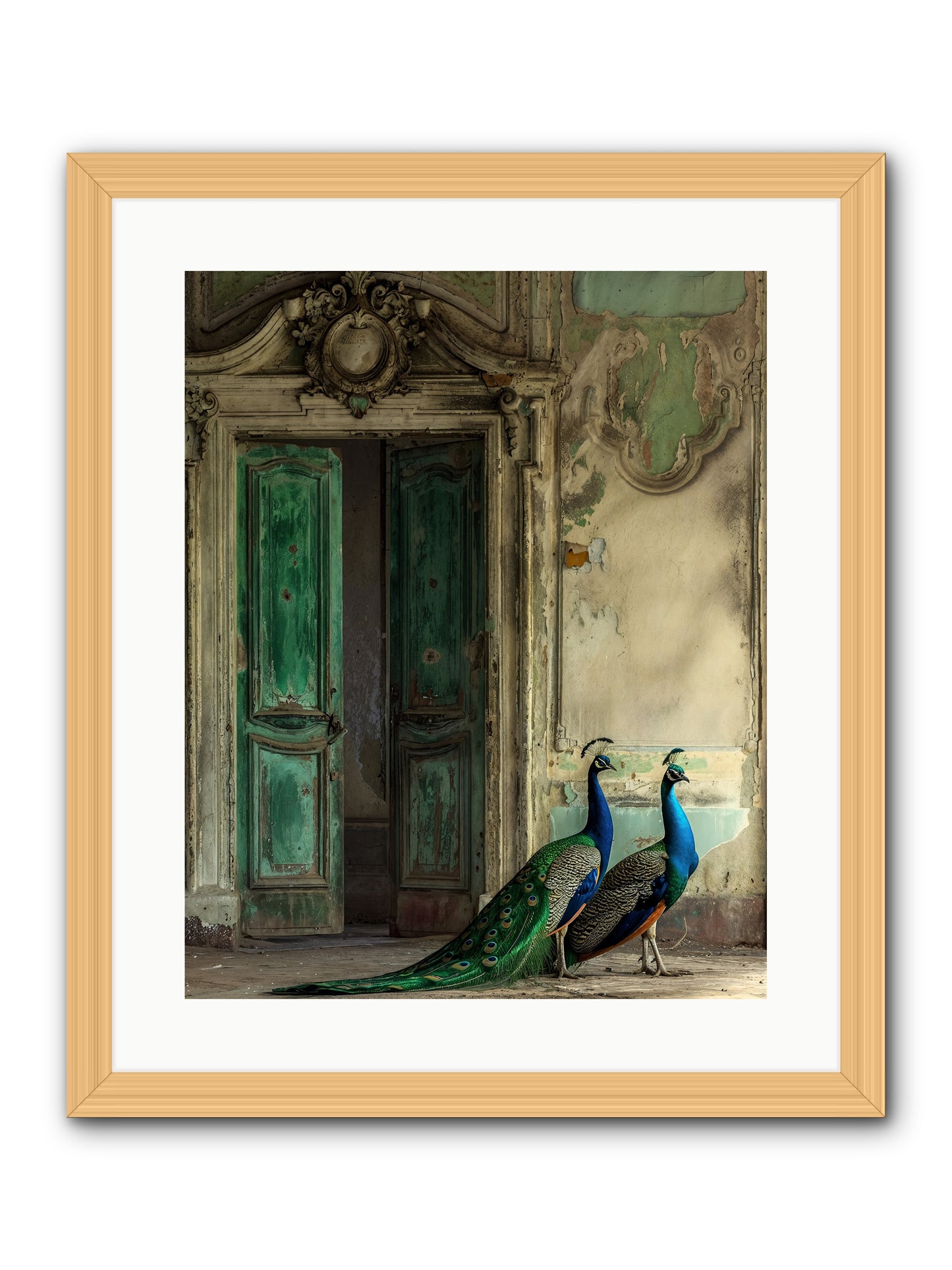 Passage To Avian Majesty -- Framed Print - Natural 16x20