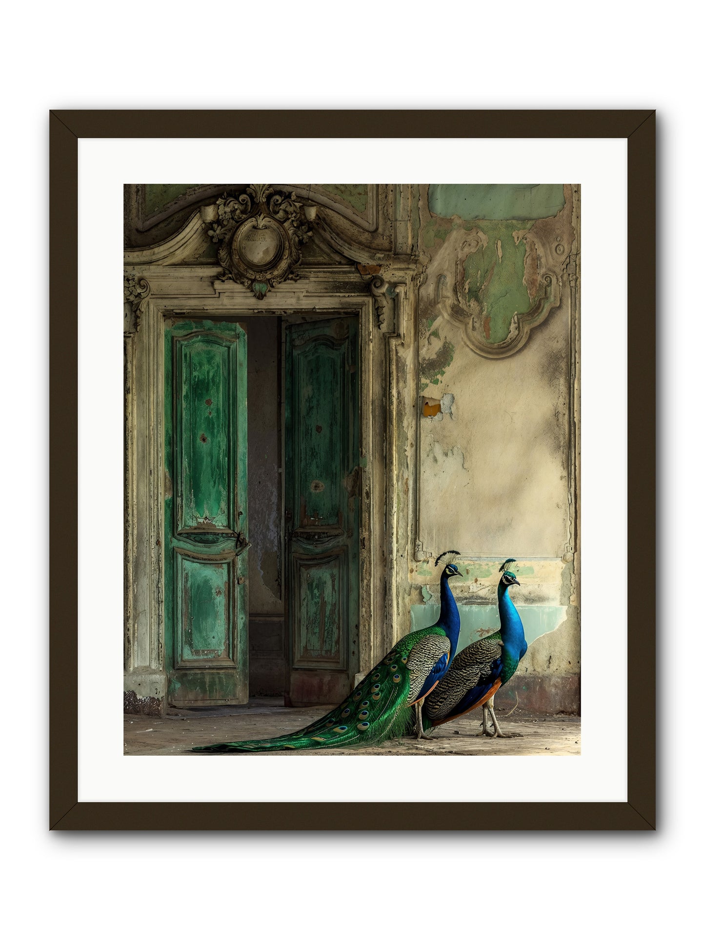 Passage To Avian Majesty -- Framed Print - Black 20x25