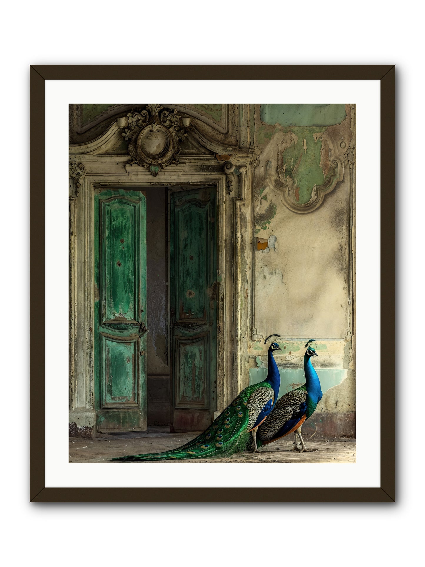Passage To Avian Majesty -- Framed Print - Black 24x30