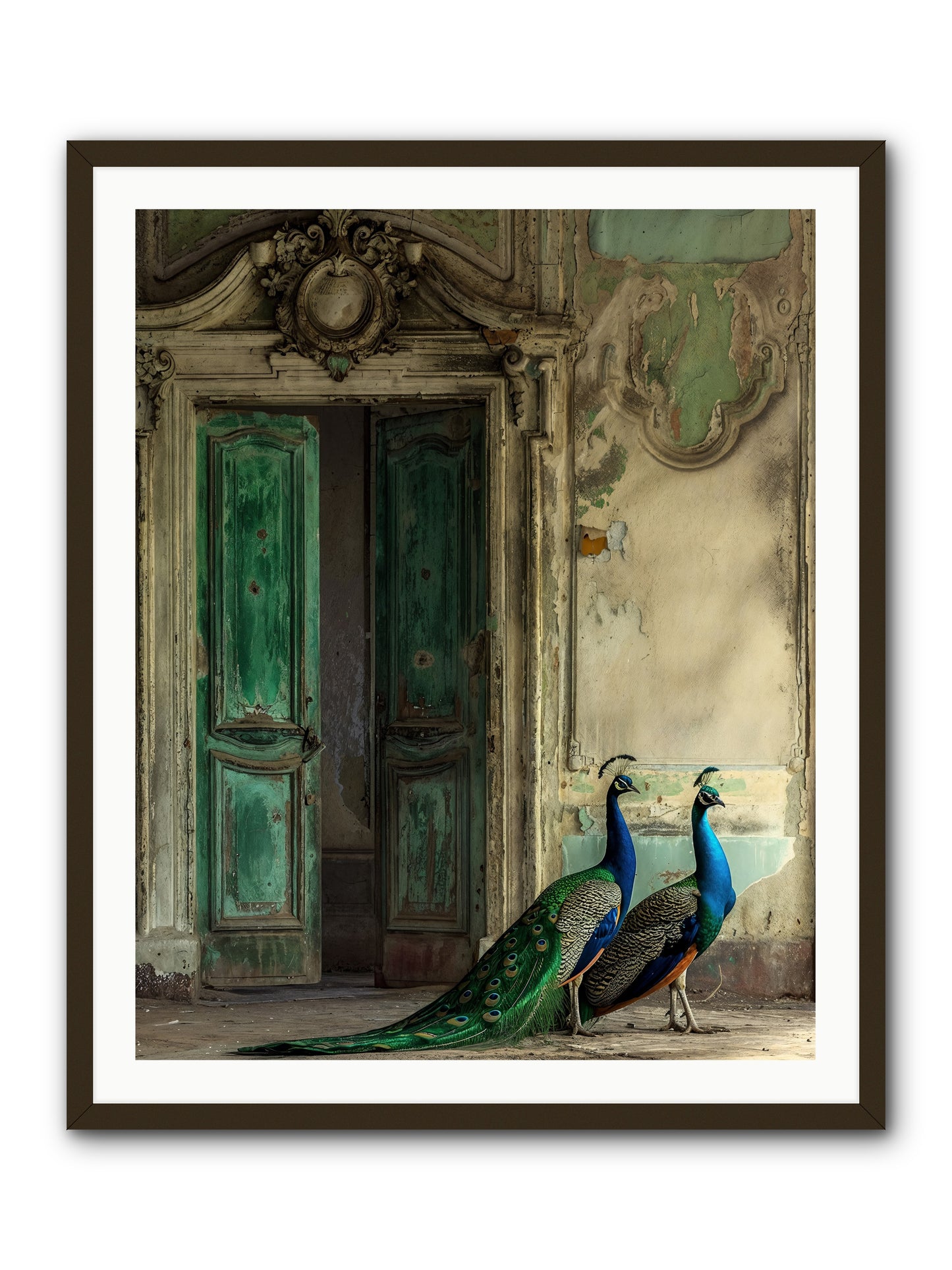 Passage To Avian Majesty -- Framed Print - Black 32x40