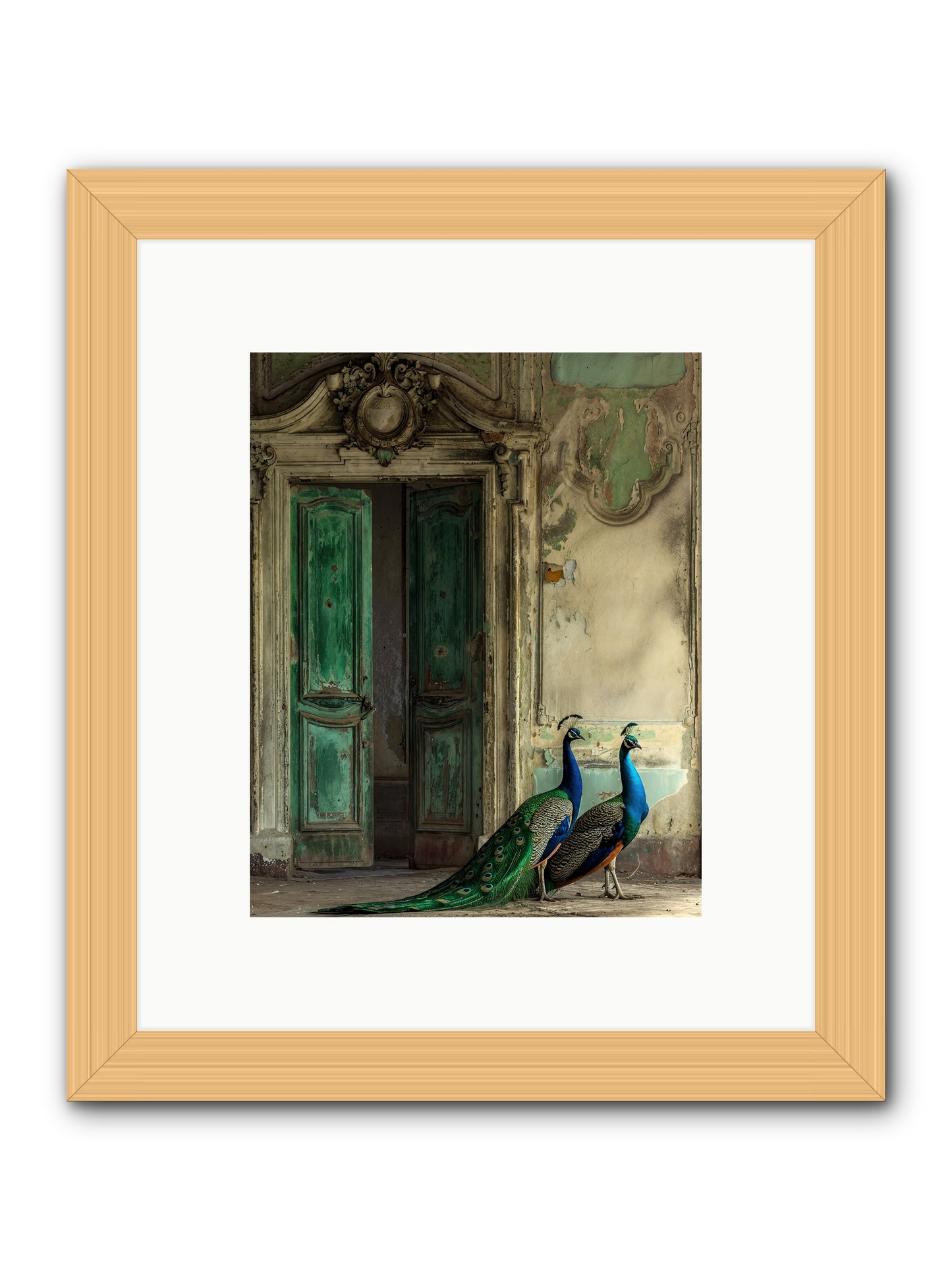 Passage To Avian Majesty -- Framed Print - Natural 8x10