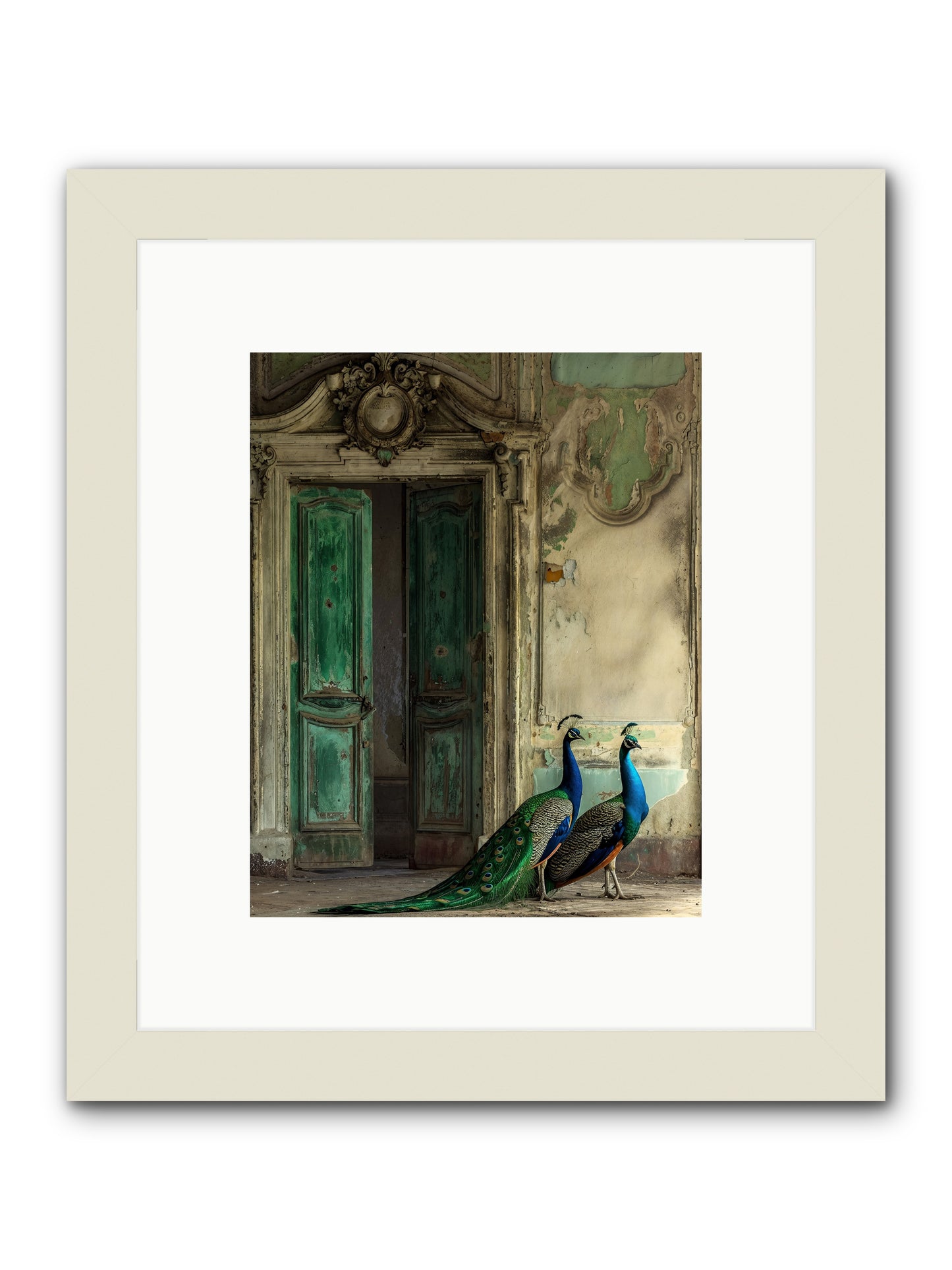 Passage To Avian Majesty -- Framed Print - White 8x10