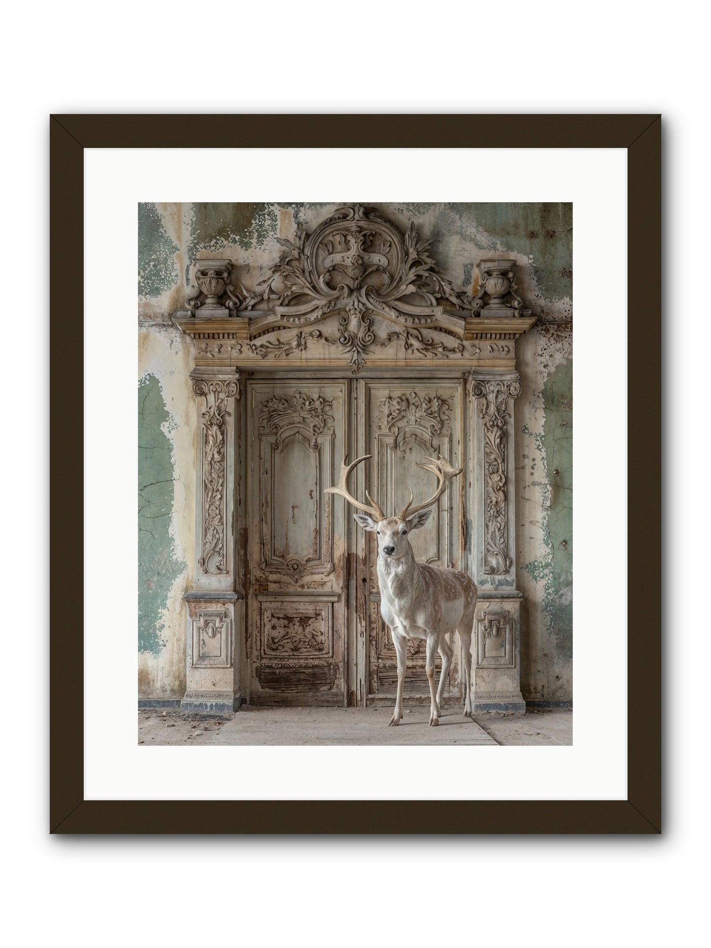 Passage To Ethereal Forests -- Framed Print - Black 16x20