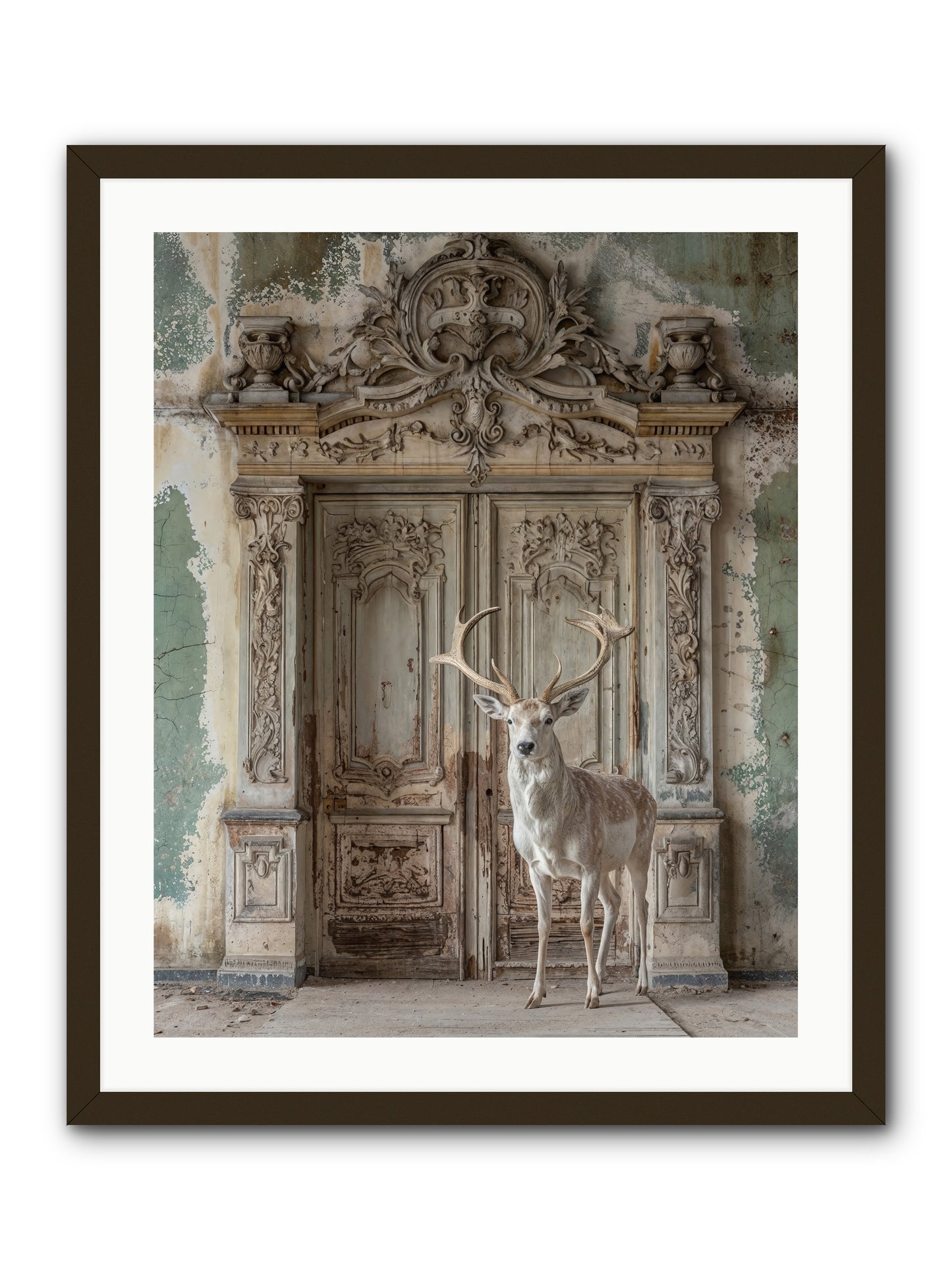 Passage To Ethereal Forests -- Framed Print - Black 24x30