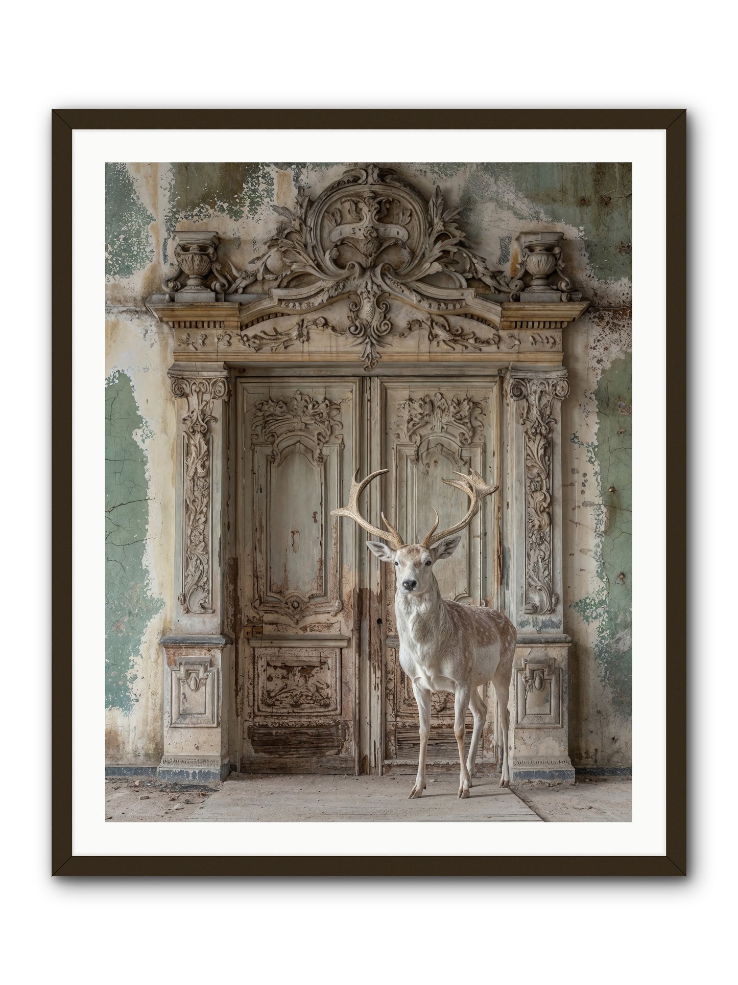 Passage To Ethereal Forests -- Framed Print - Black 32x40