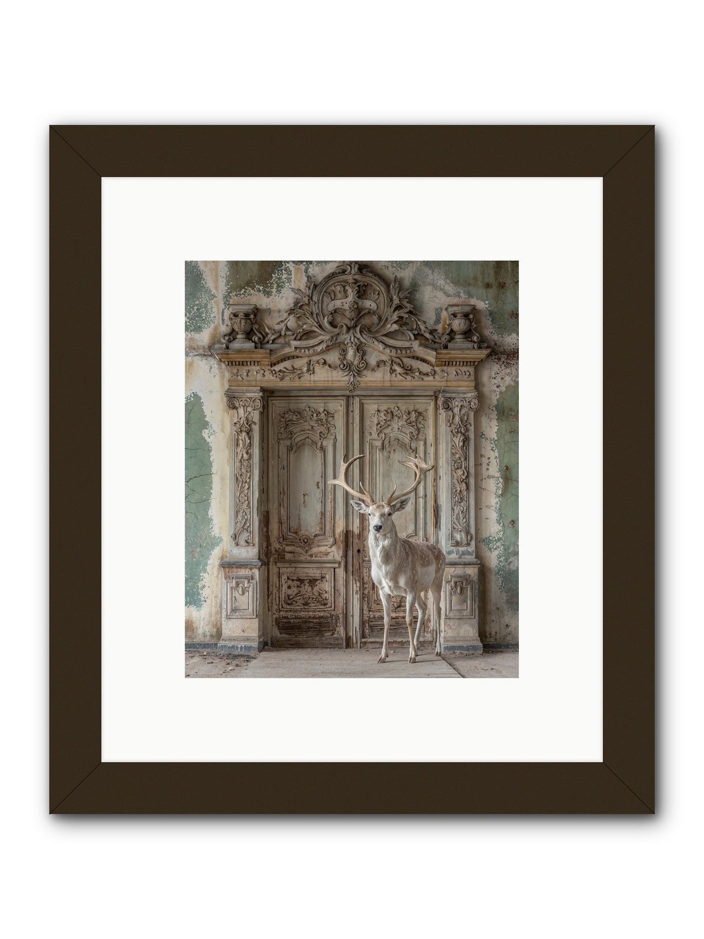 Passage To Ethereal Forests -- Framed Print - Black 8x10