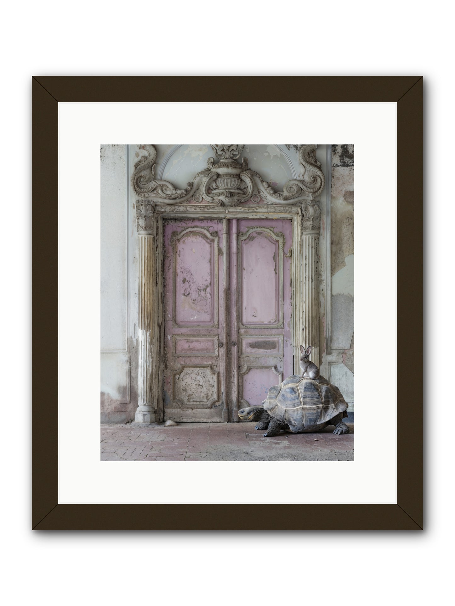 Passage To Whimsical Lands -- Framed Print - Black 12x15
