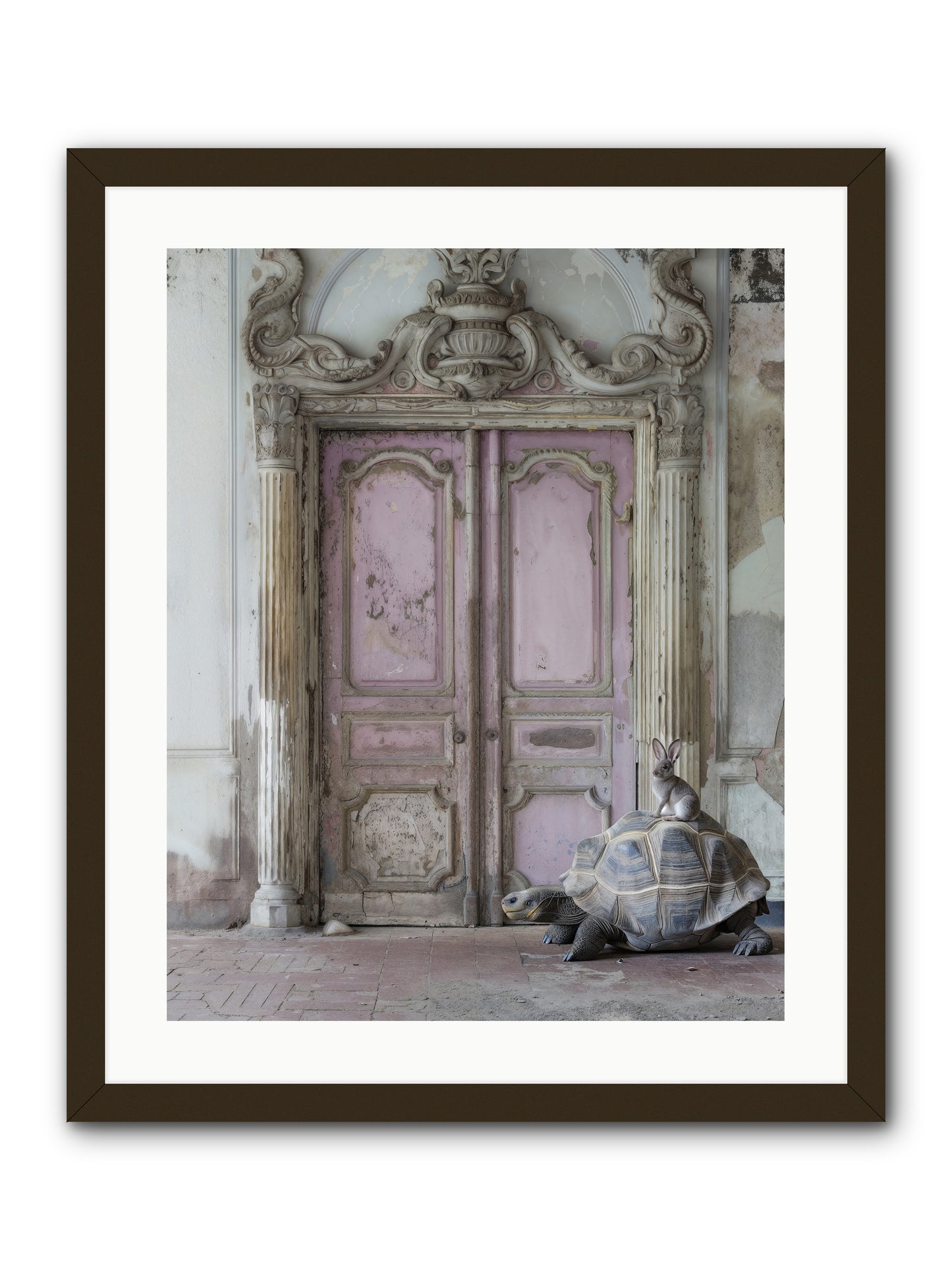 Passage To Whimsical Lands -- Framed Print - Black 20x25