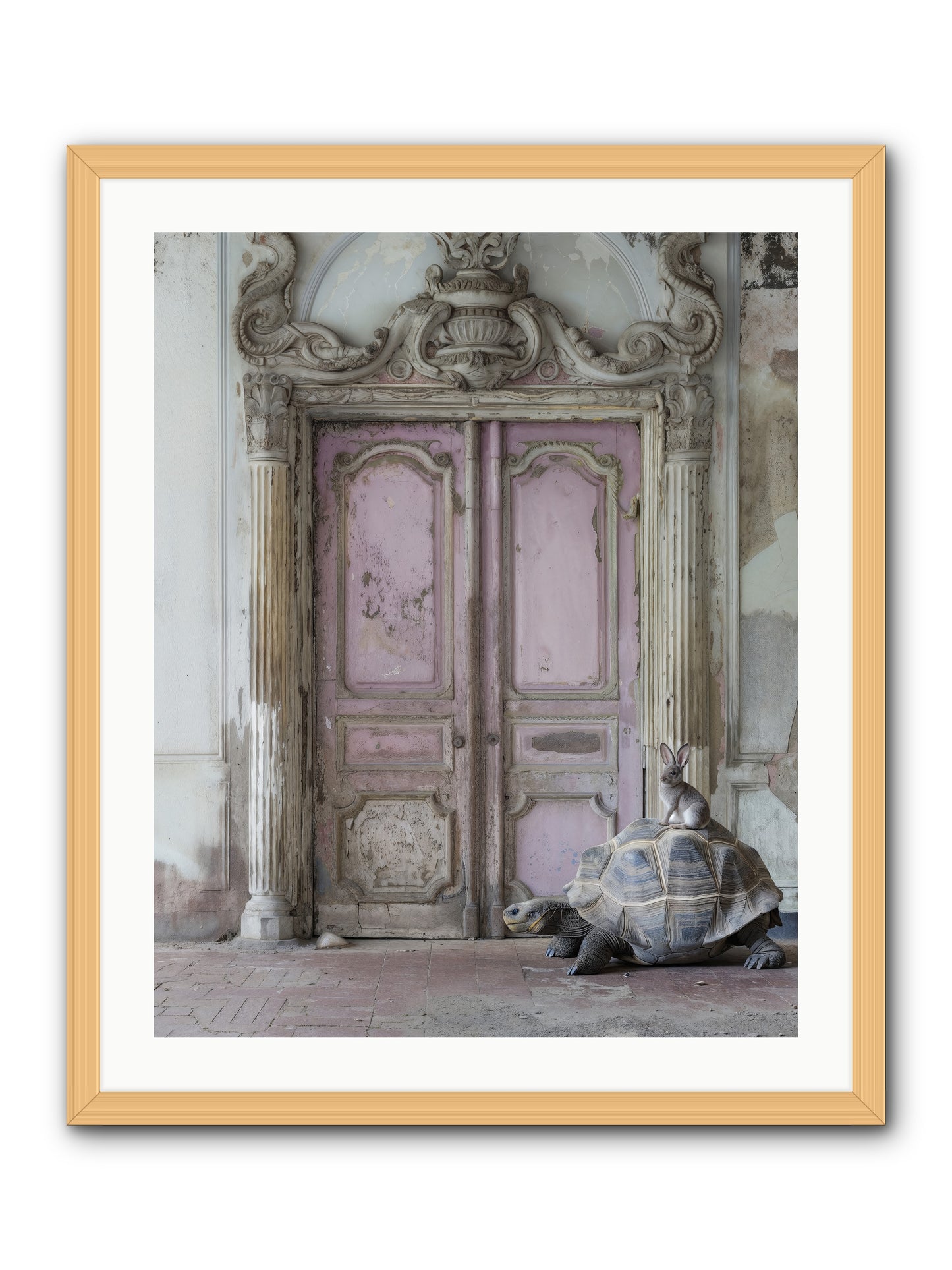 Passage To Whimsical Lands -- Framed Print - Natural 24x30