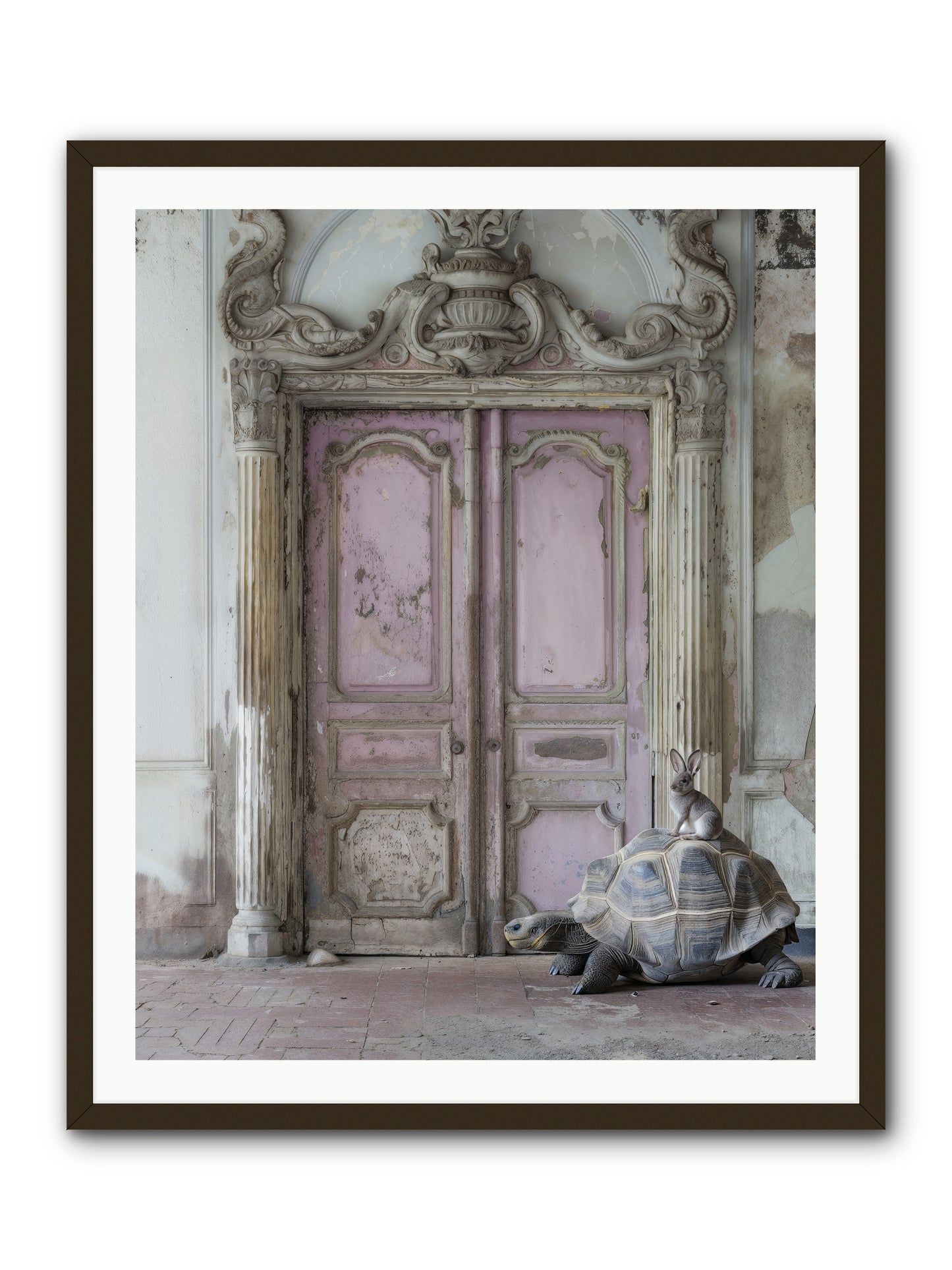 Passage To Whimsical Lands -- Framed Print - Black 32x40