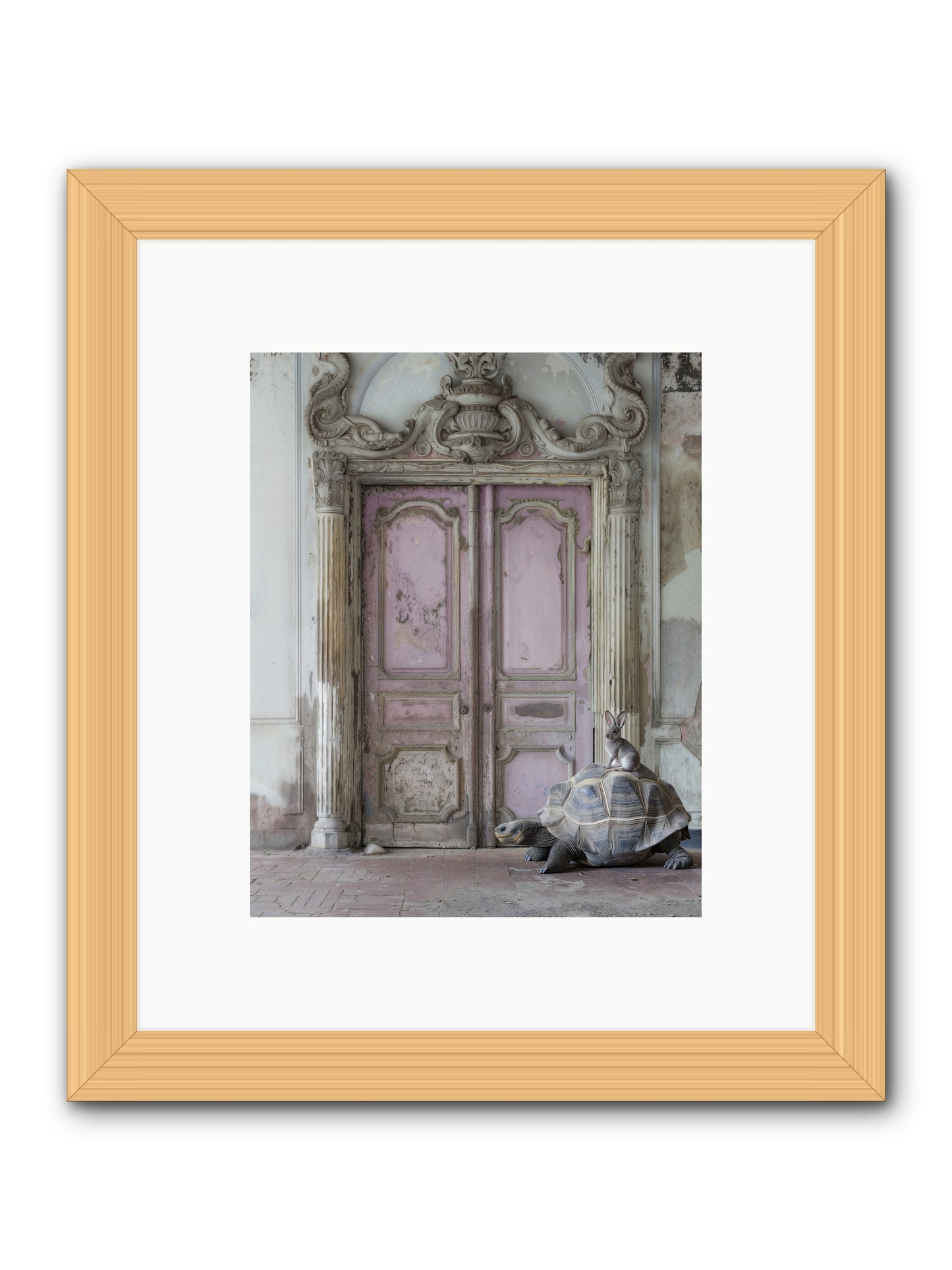 Passage To Whimsical Lands -- Framed Print - Natural 8x10