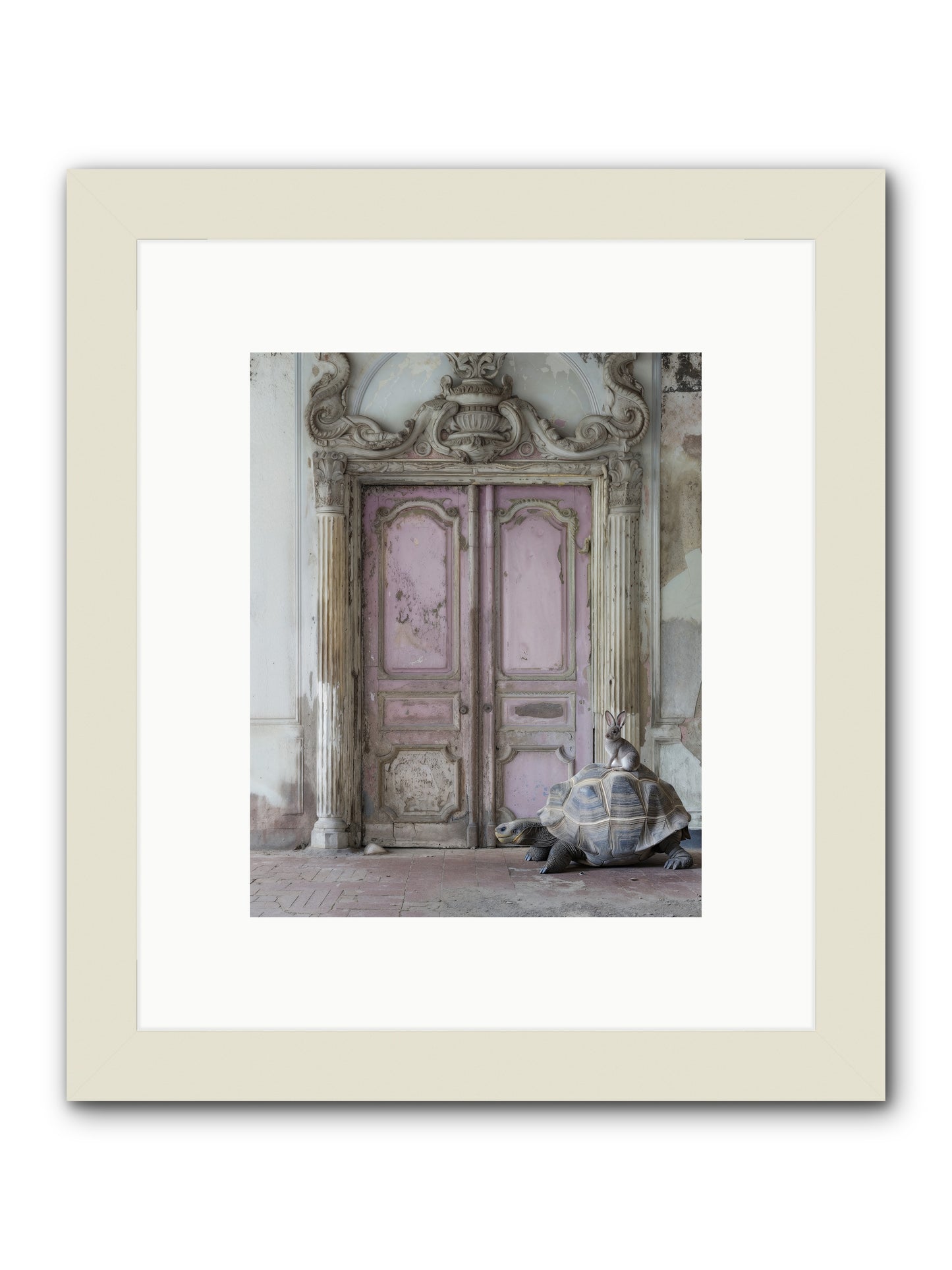 Passage To Whimsical Lands -- Framed Print - White 8x10