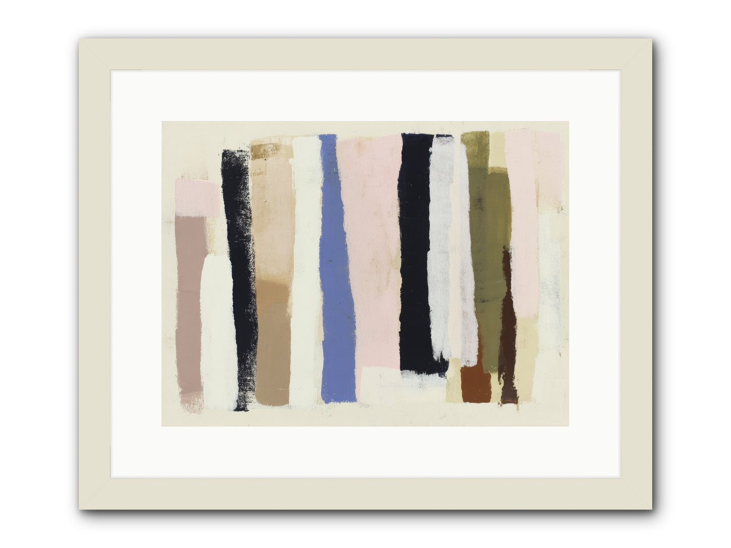 Pastiche -- Framed Print - White 16x12