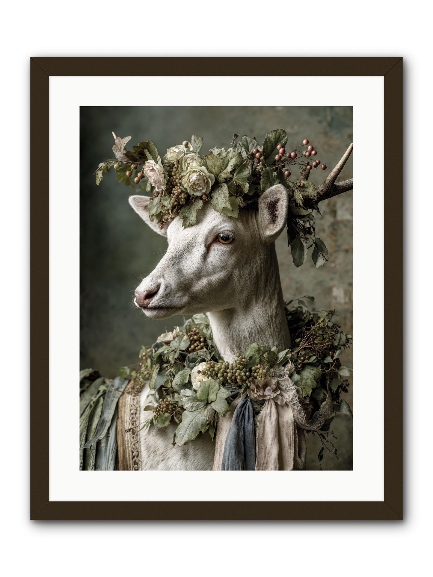 Pastiche -- Framed Print - Black 18x24