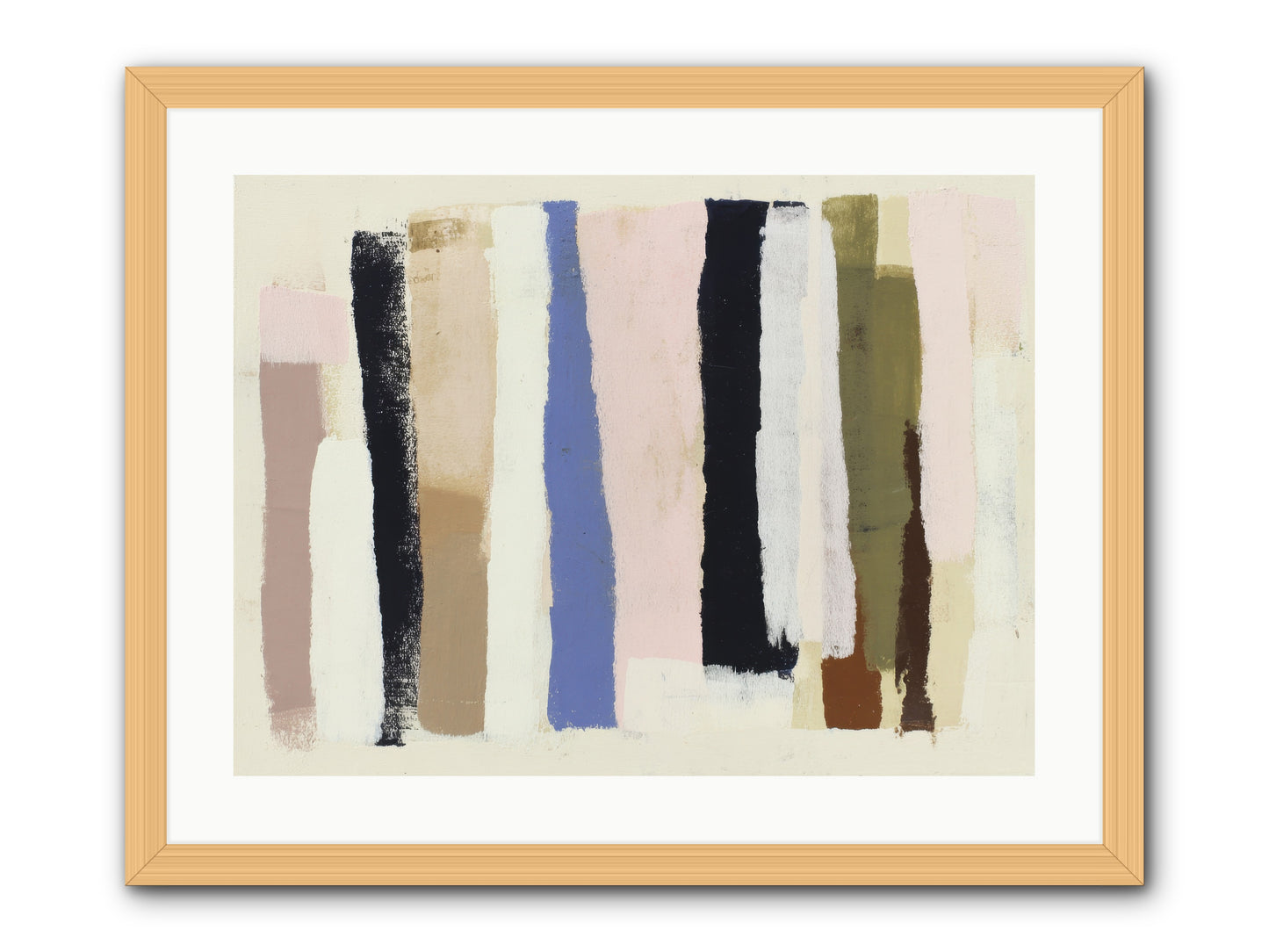 Pastiche -- Framed Print - Natural 24x18