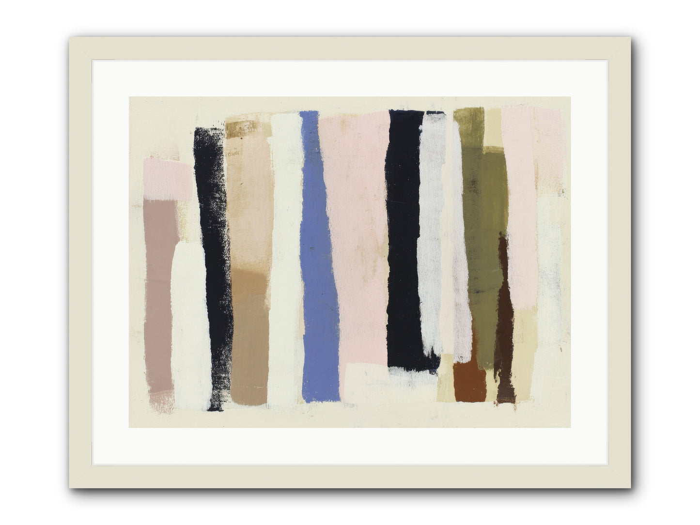 Pastiche -- Framed Print - White 24x18