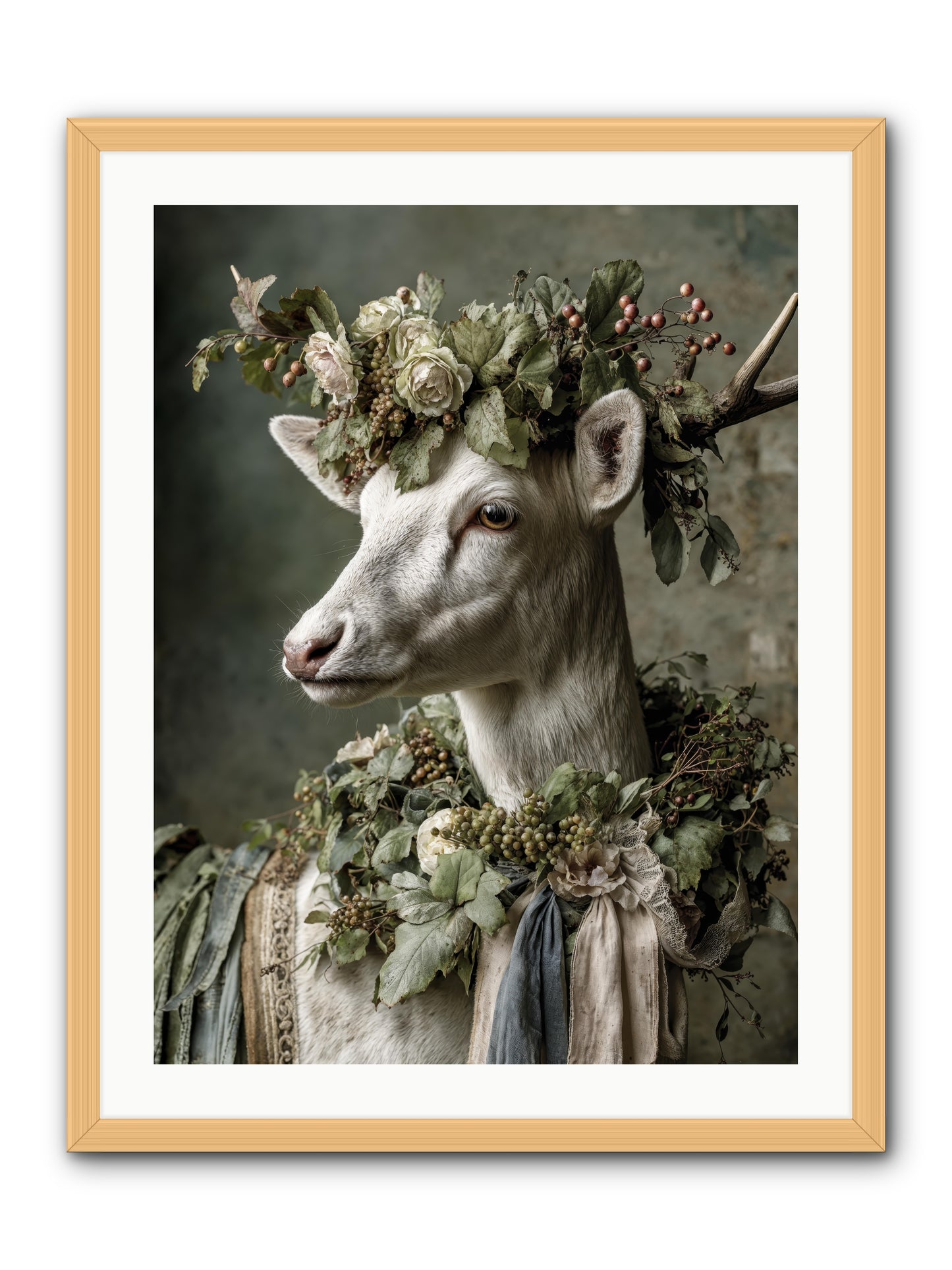 Pastiche -- Framed Print - Natural 24x32