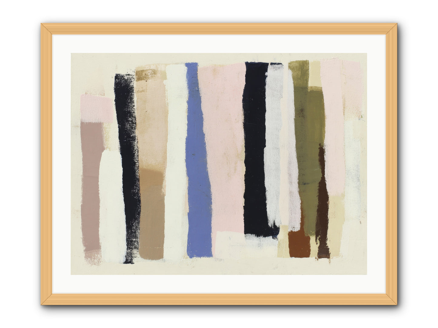Pastiche -- Framed Print - Natural 32x24