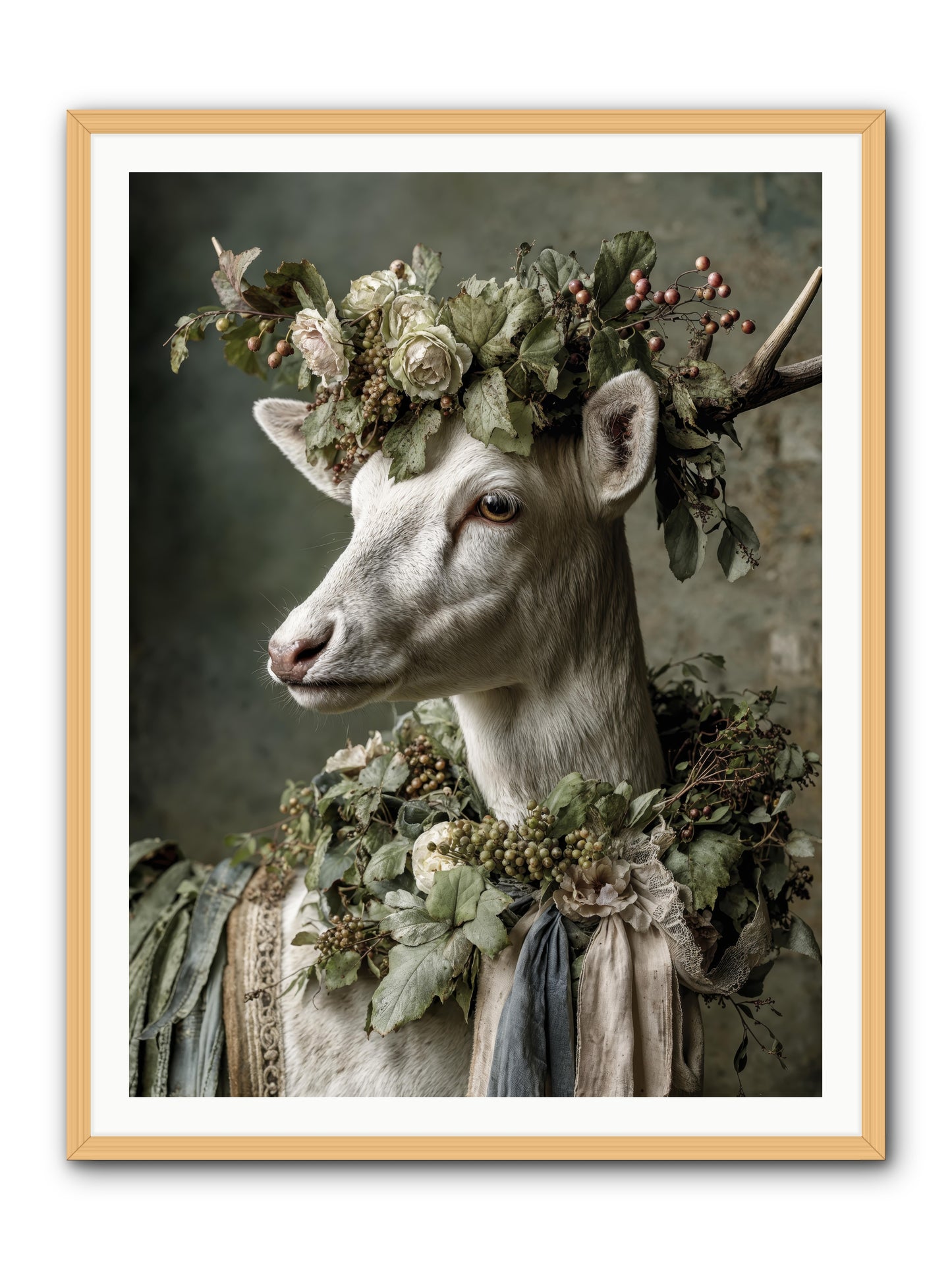 Pastiche -- Framed Print - Natural 36x48