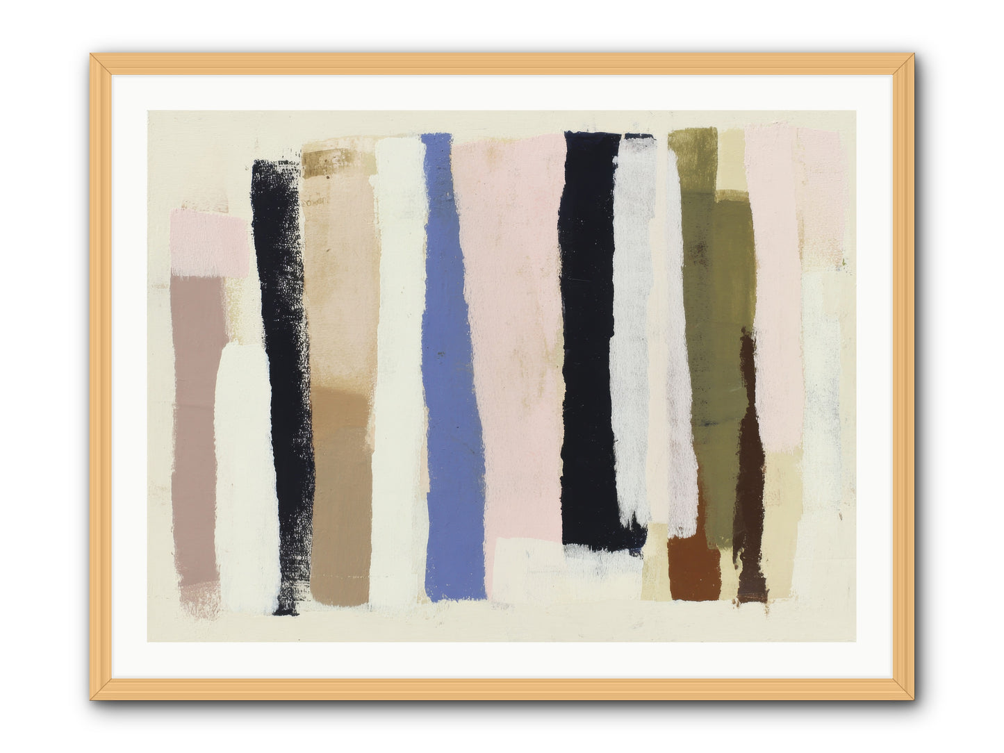 Pastiche -- Framed Print - Natural 40x30