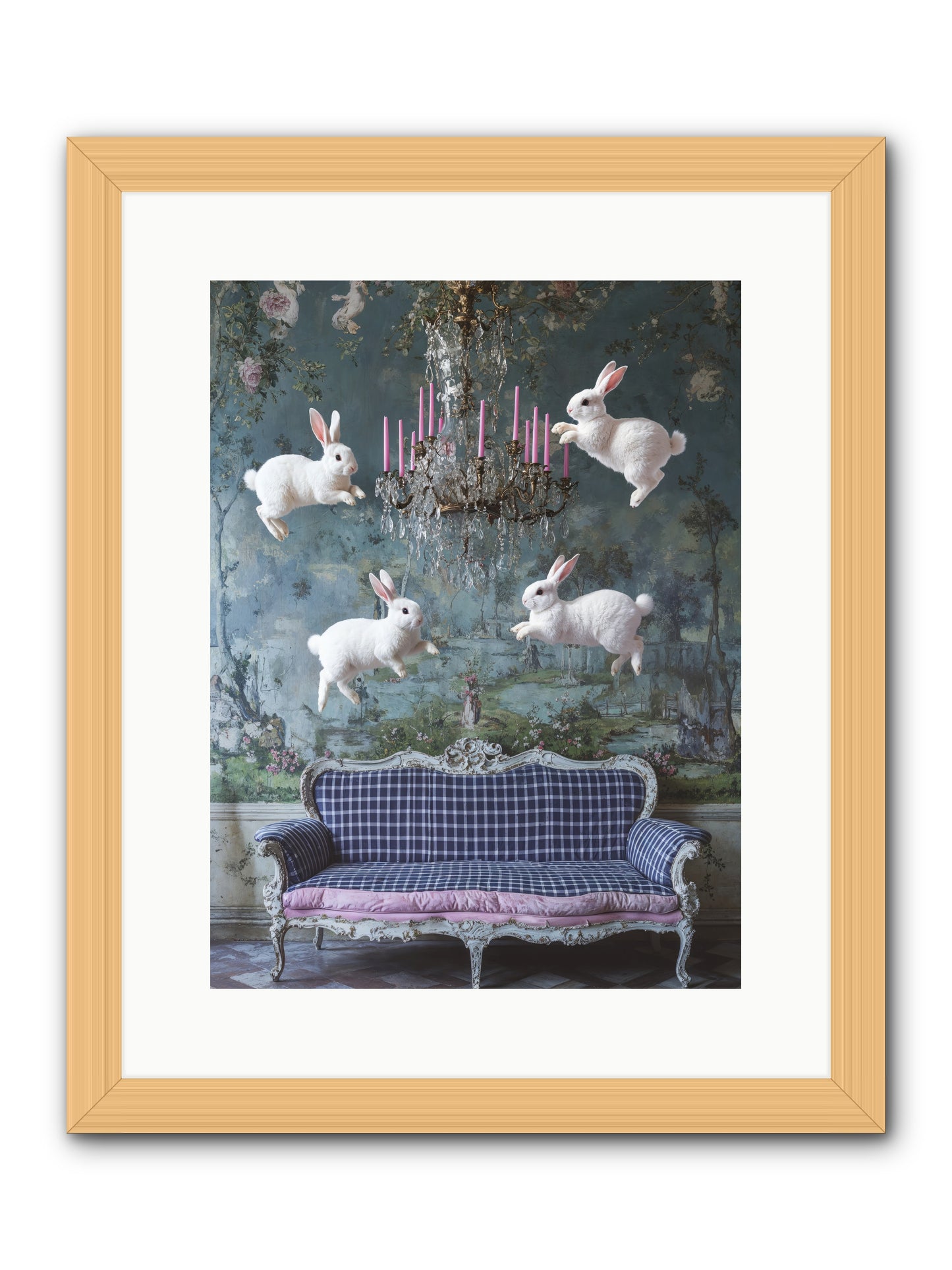 Pastoral Symphony Rising -- Framed Print - Natural 12x16