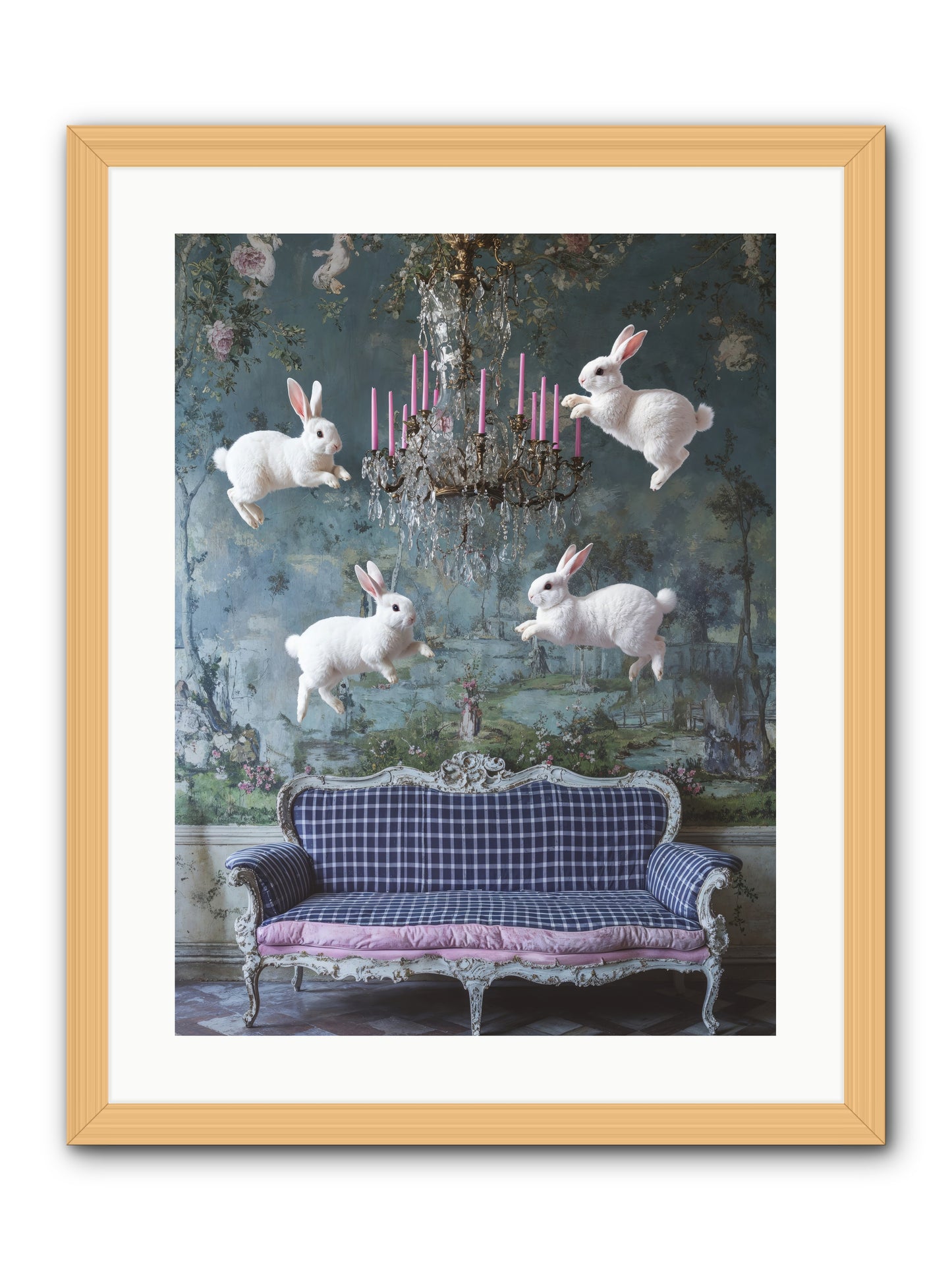 Pastoral Symphony Rising -- Framed Print - Natural 18x24