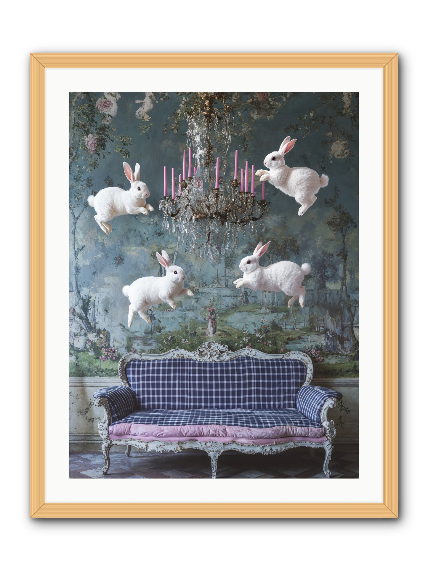 Pastoral Symphony Rising -- Framed Print - Natural 24x32
