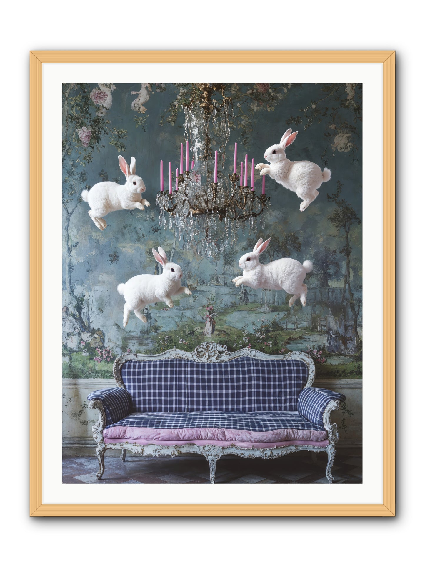 Pastoral Symphony Rising -- Framed Print - Natural 30x40