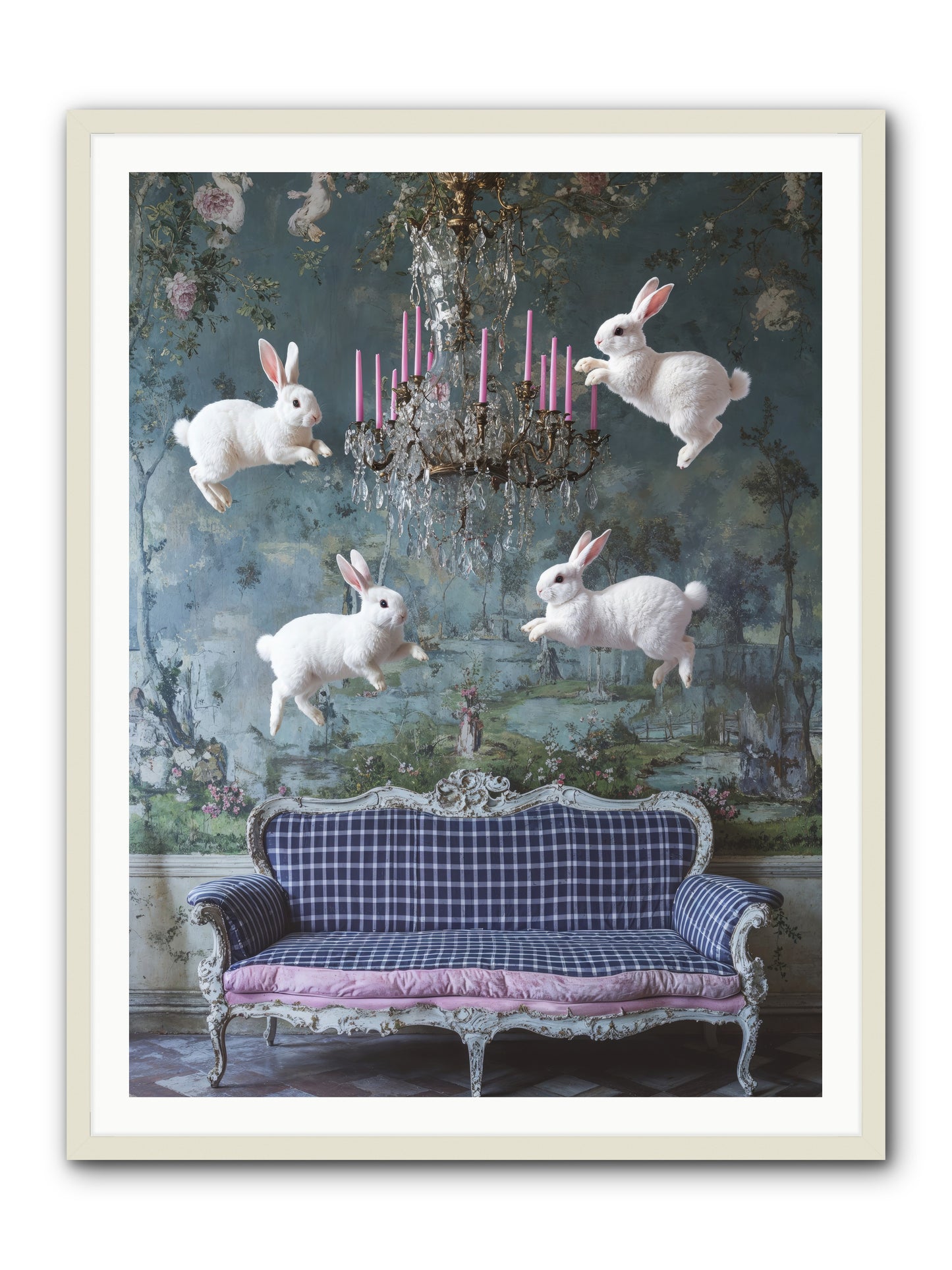 Pastoral Symphony Rising -- Framed Print - White 36x48