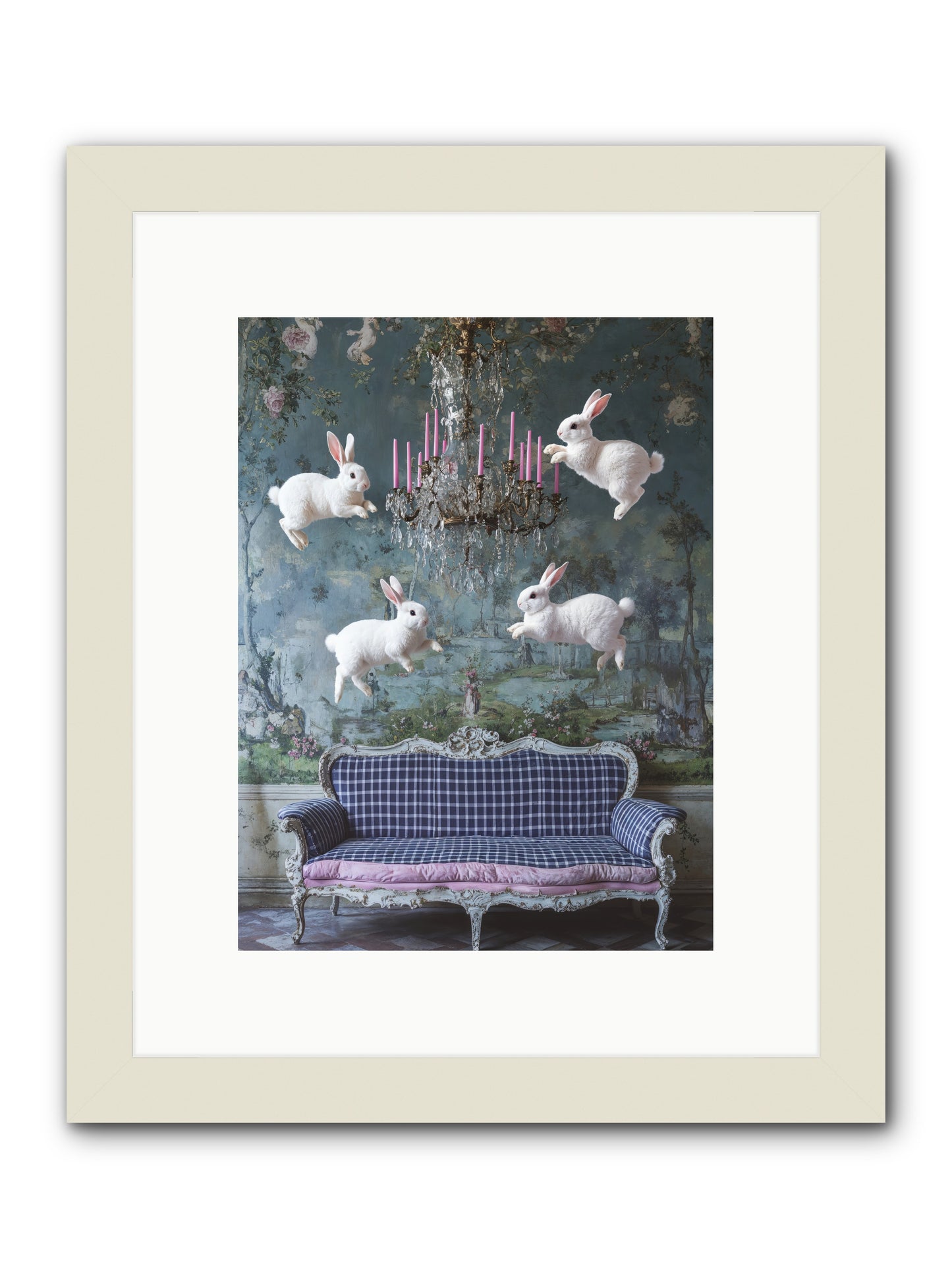 Pastoral Symphony Rising -- Framed Print - White 9x12