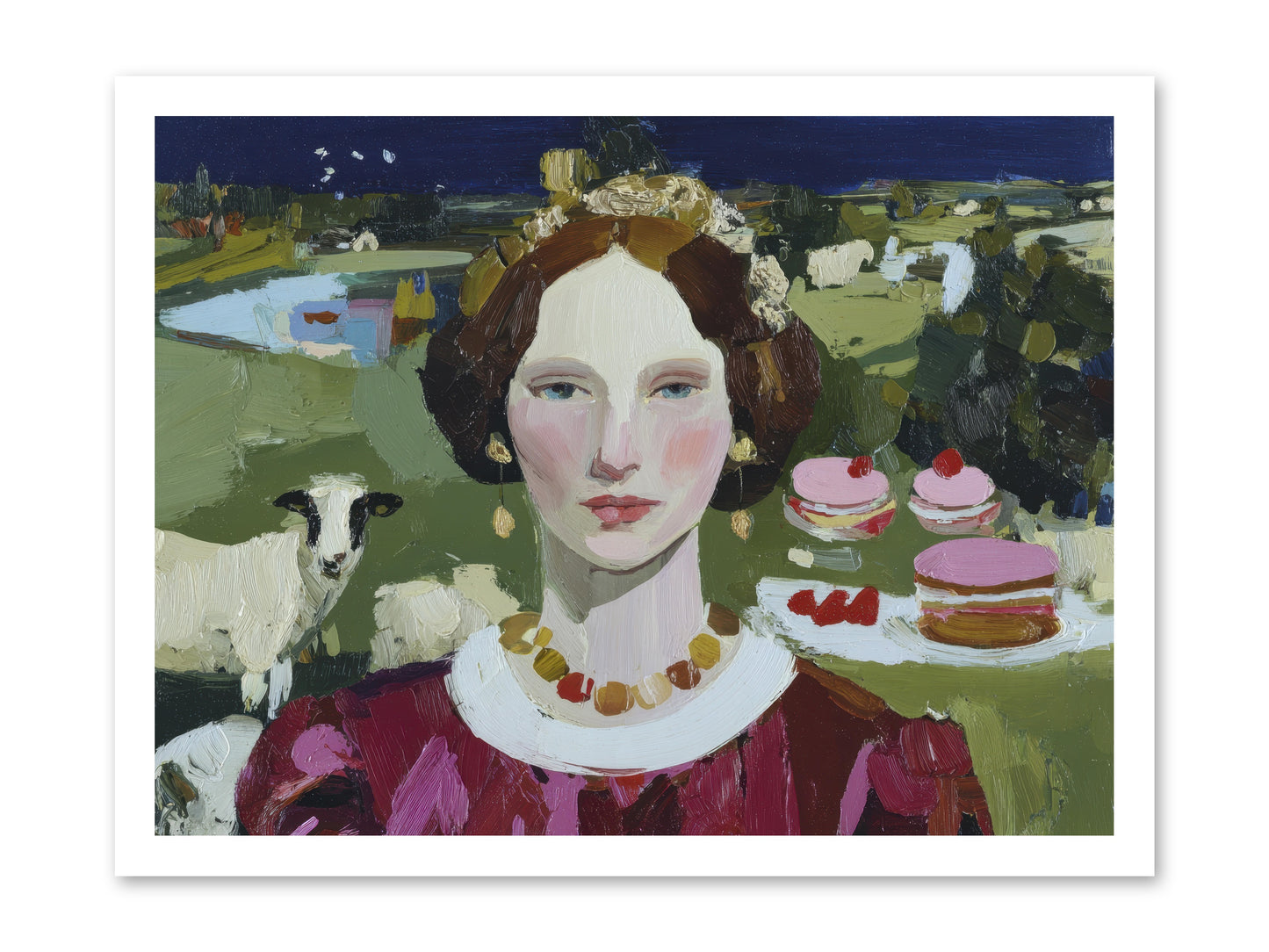 Pastoral Tea -- Paper Print 24x18
