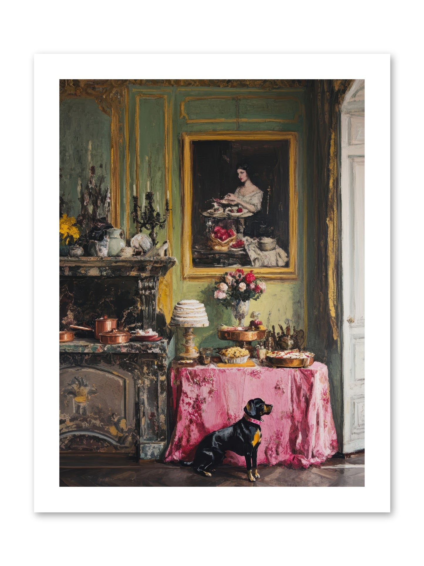Pastry Devotion -- Loose Canvas Print 12x16
