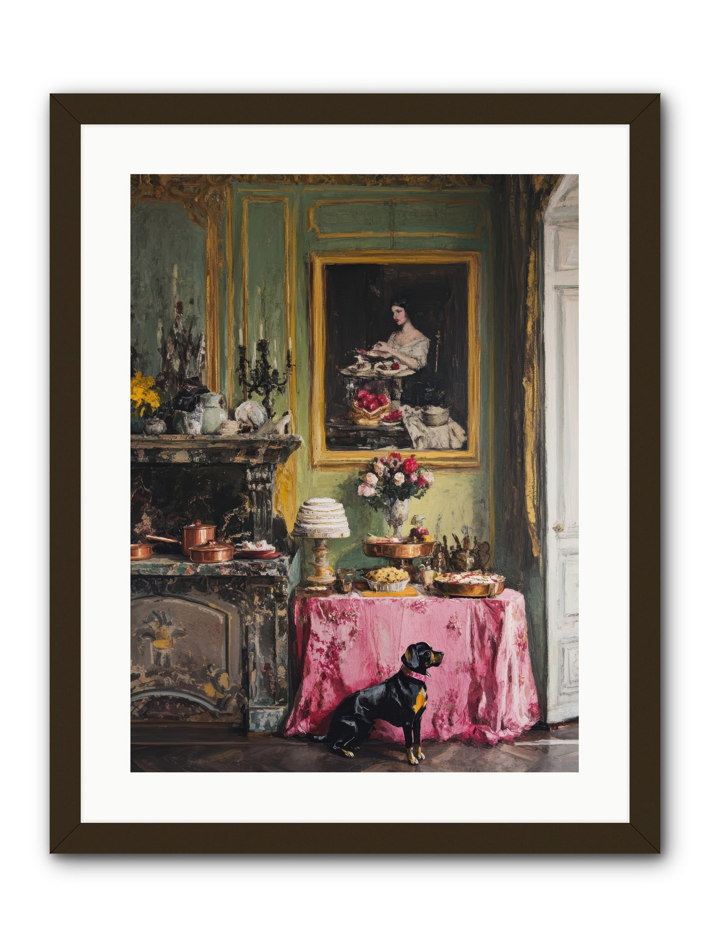 Pastry Devotion -- Framed Print - Black 18x24