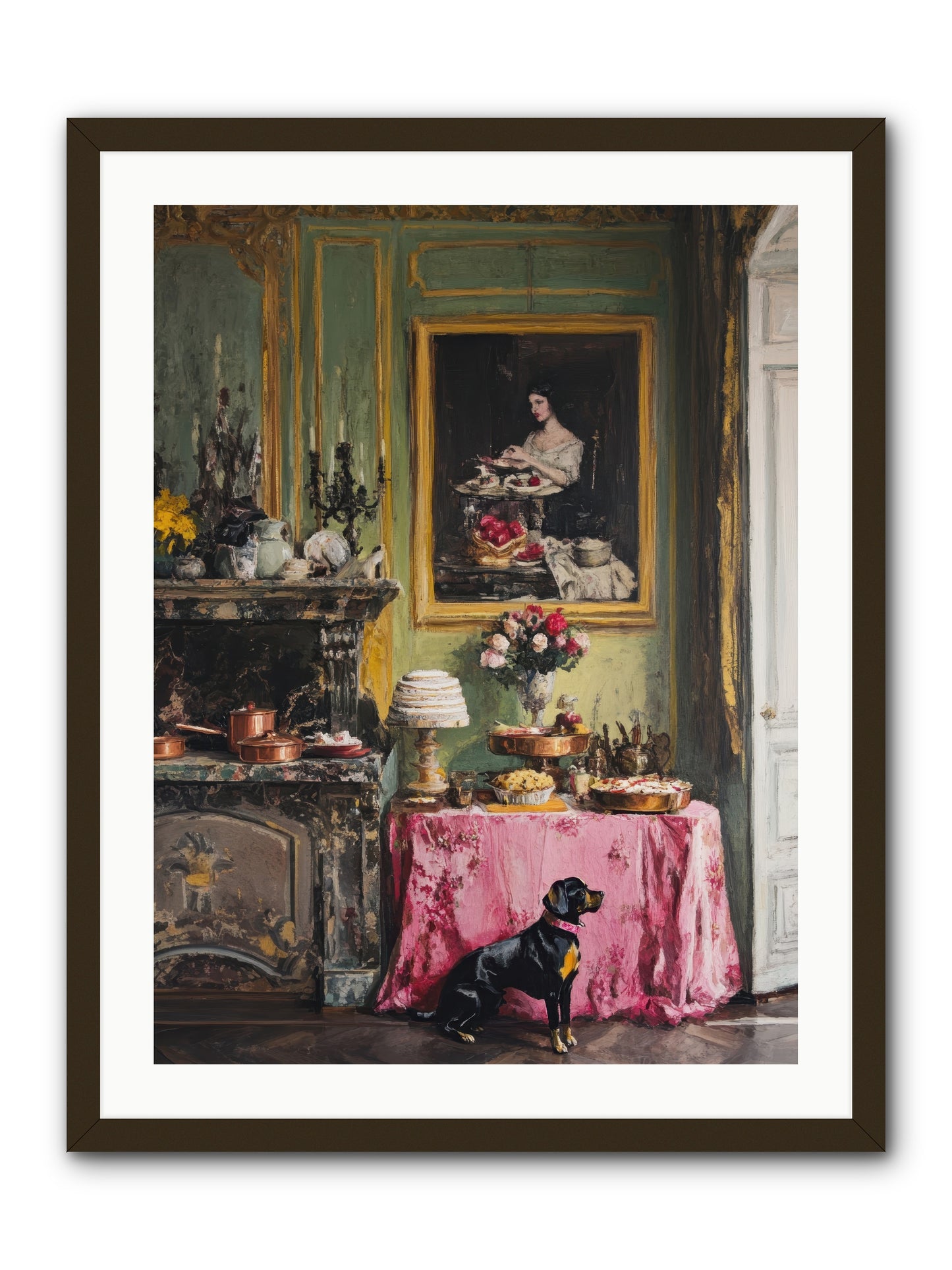 Pastry Devotion -- Framed Print - Black 24x32