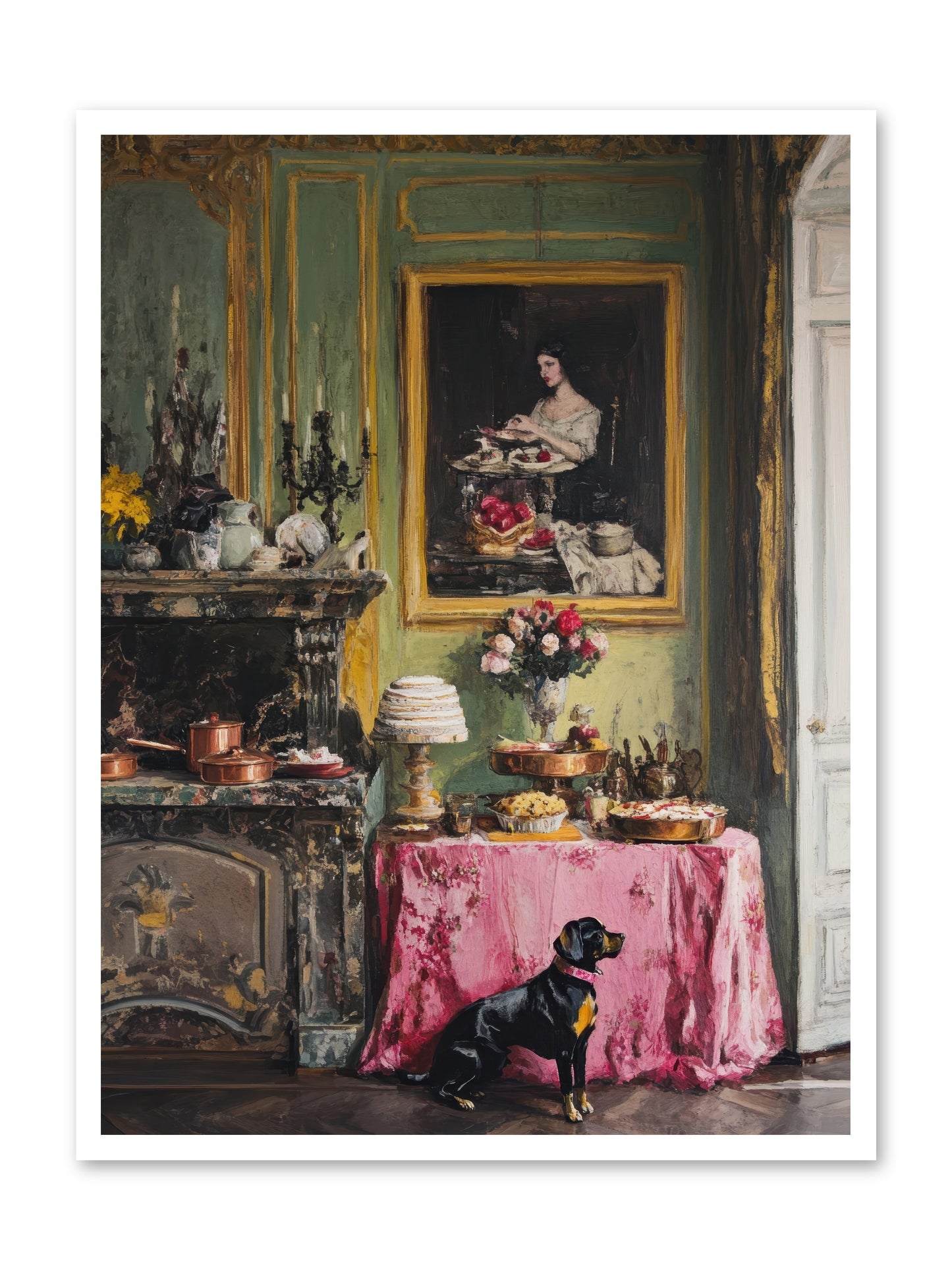 Pastry Devotion -- Loose Canvas Print 30x40