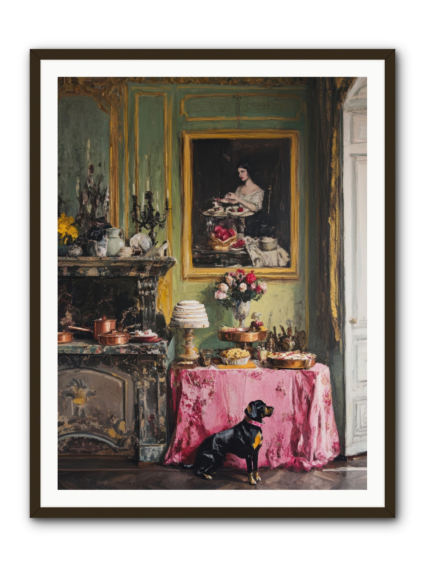 Pastry Devotion -- Framed Print - Black 36x48